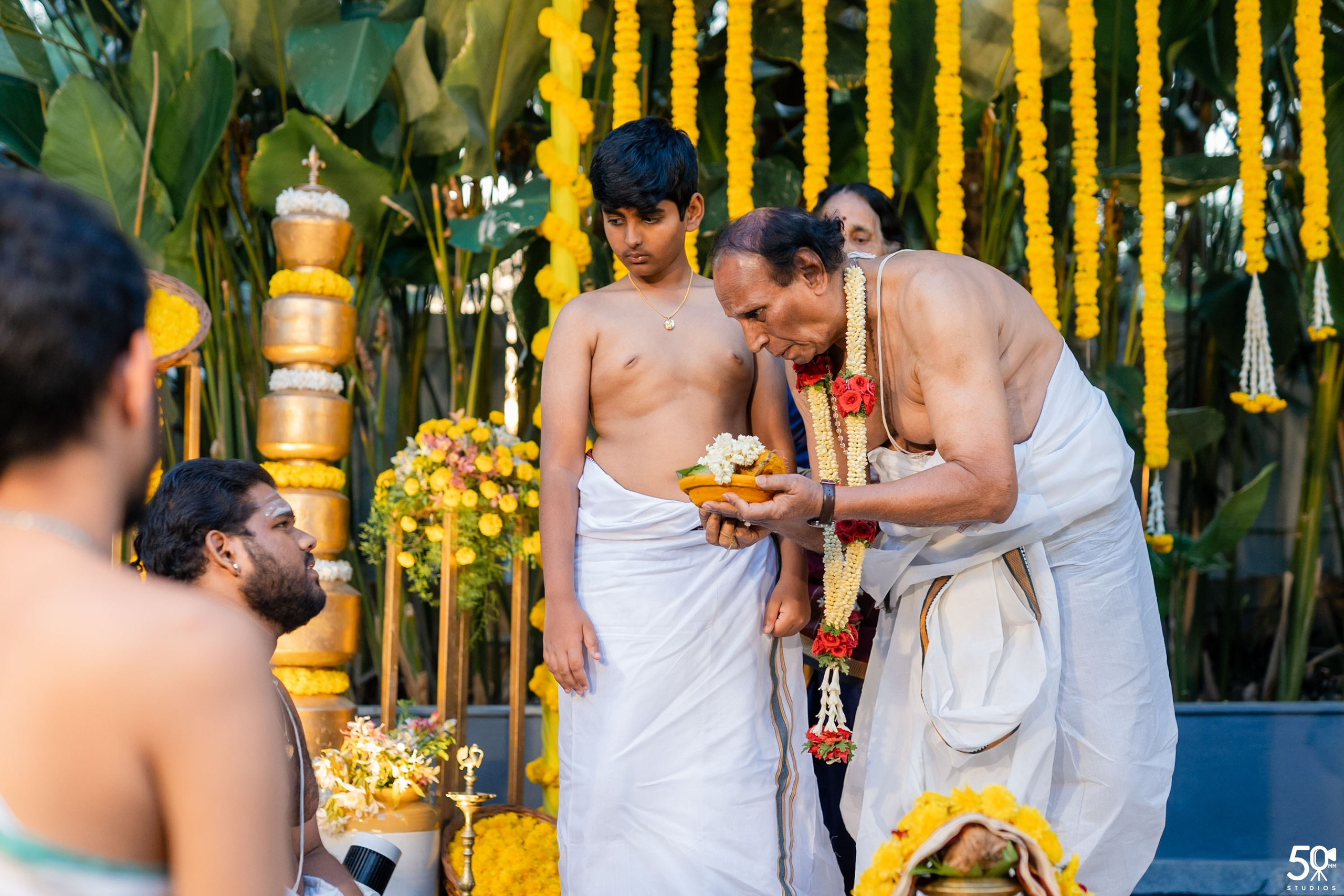 SANJAY AND SAKETH UPANAYANA. 50mm STUDIOS