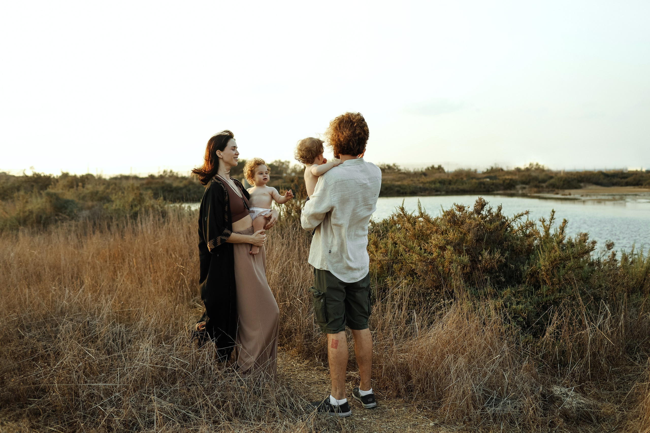 Little curls in Atlit. Family photographer in Israel