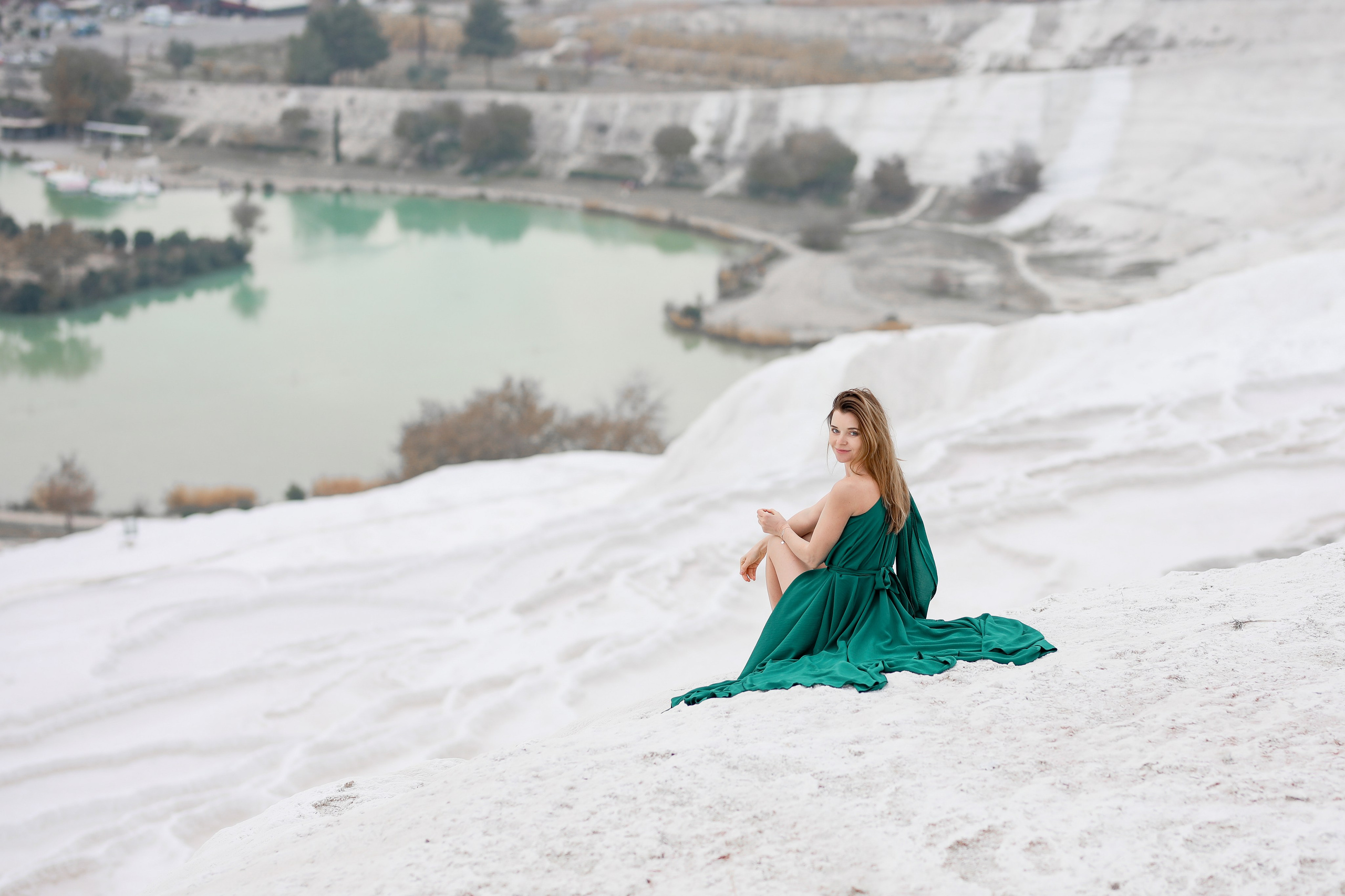 Photoshooting in Pamukkale. Photographer in Turkey, Antalya, Kemer, Belek, Side, Kas, Fethiye