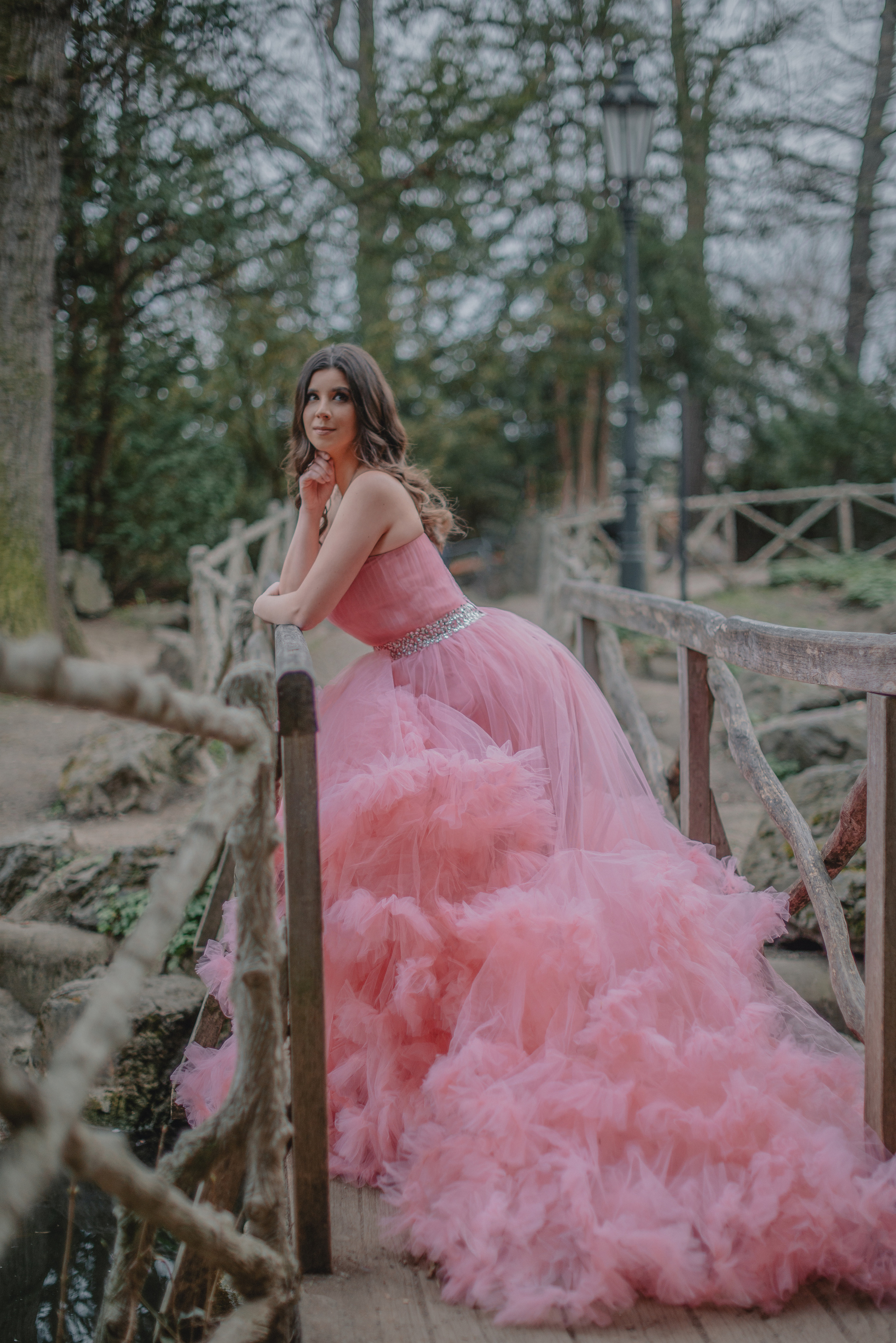 Уличная портретная фотосессия в Хавличковых садах в Праге. Профессиональный фотограф в Праге Анастасия Харитонова