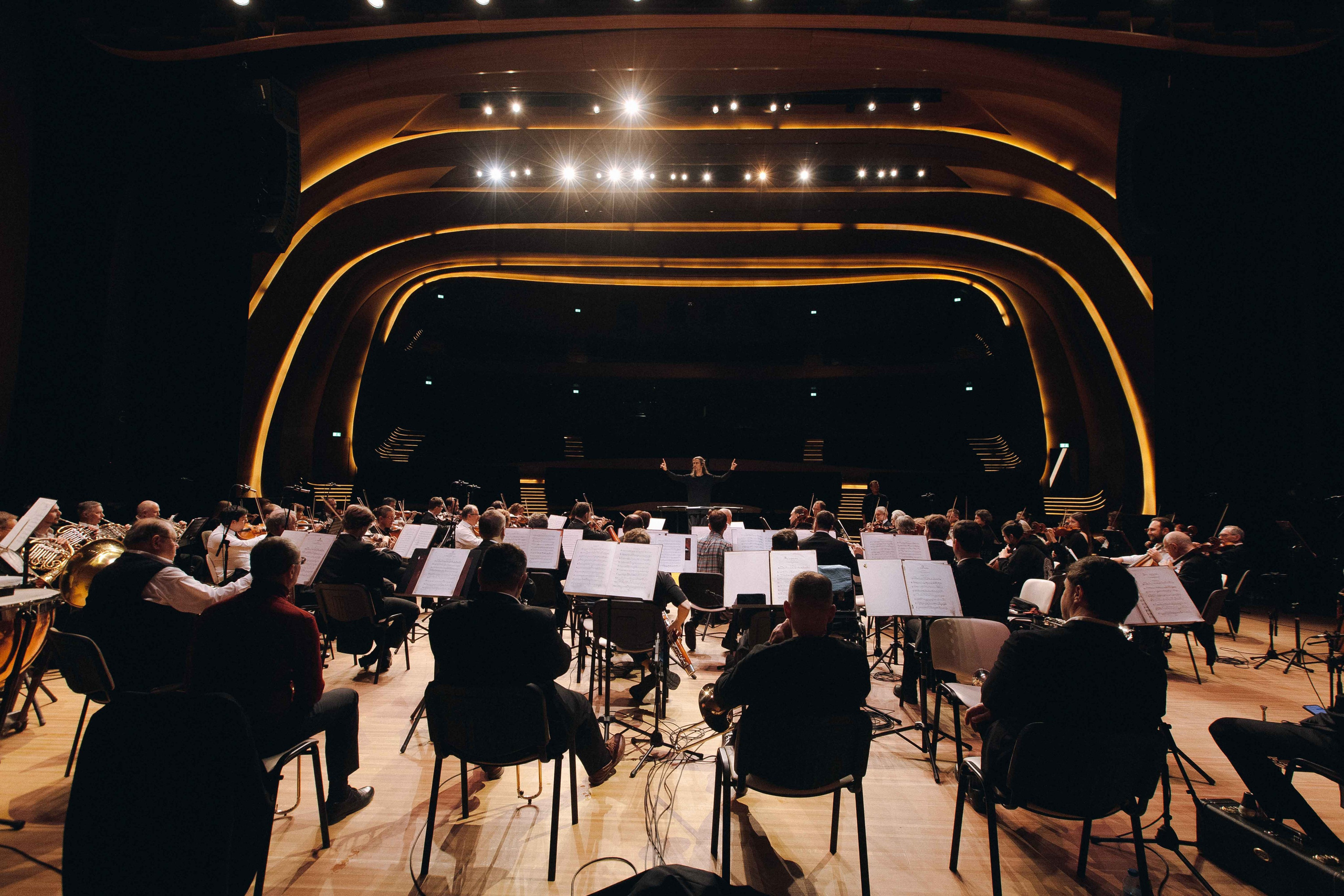 The Tchaikovsky Academic Grand Symphony Orchestra in Baku. Wedding&Event photographer Ismail Rzayev in Baku