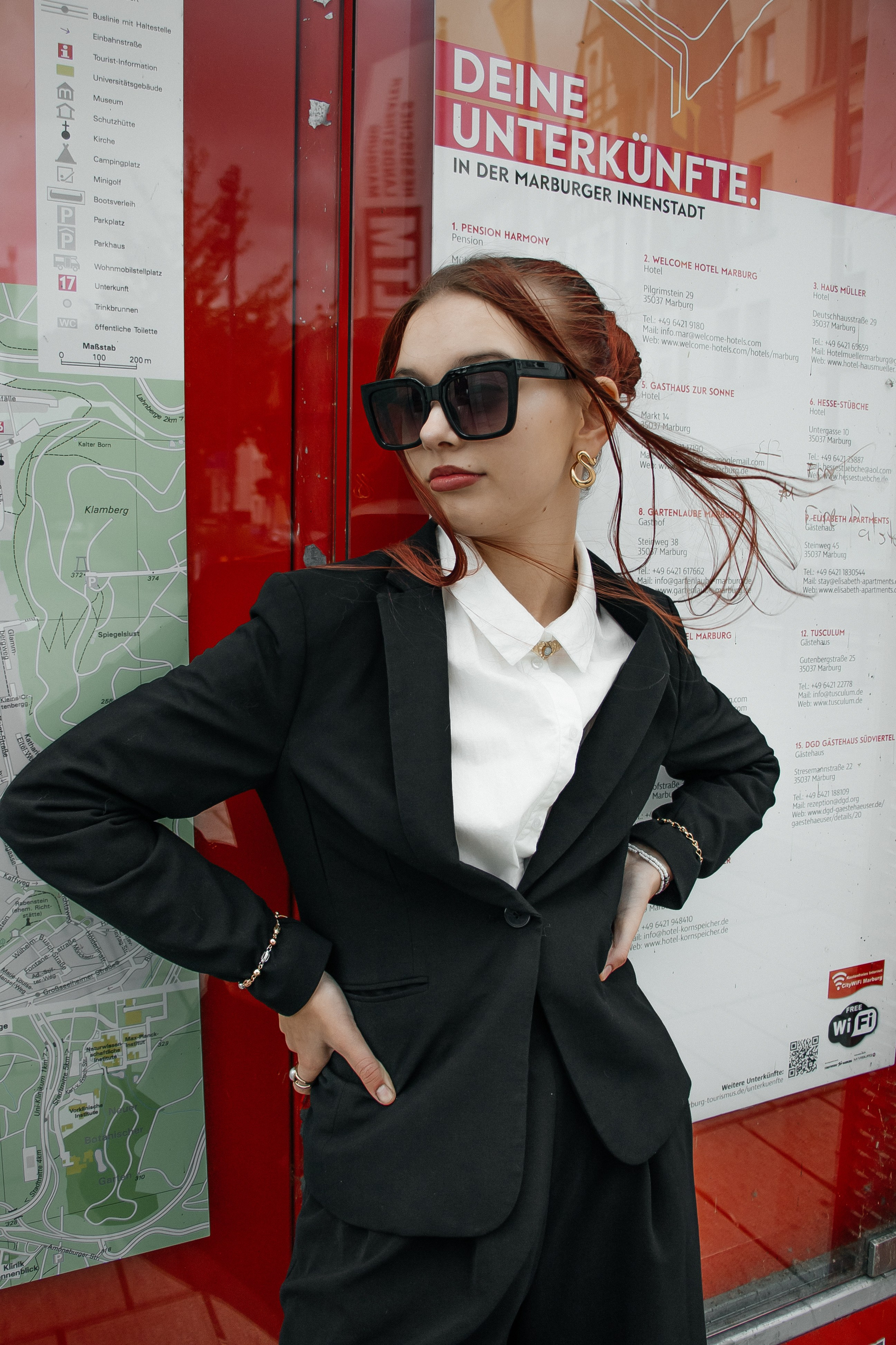 Red girl. PHOTOgrapher Germany MARBURG