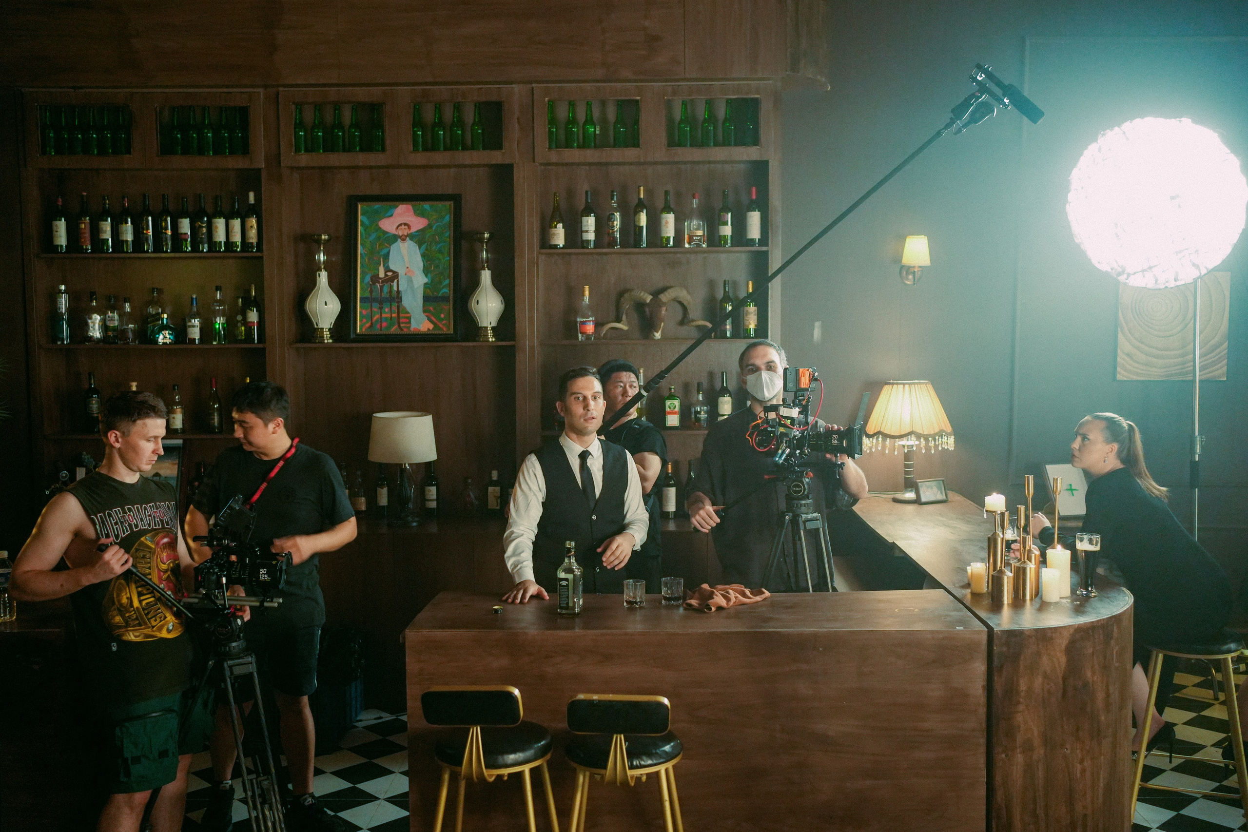 “WHY?” Movie Backstage. Photographer and videographer in China