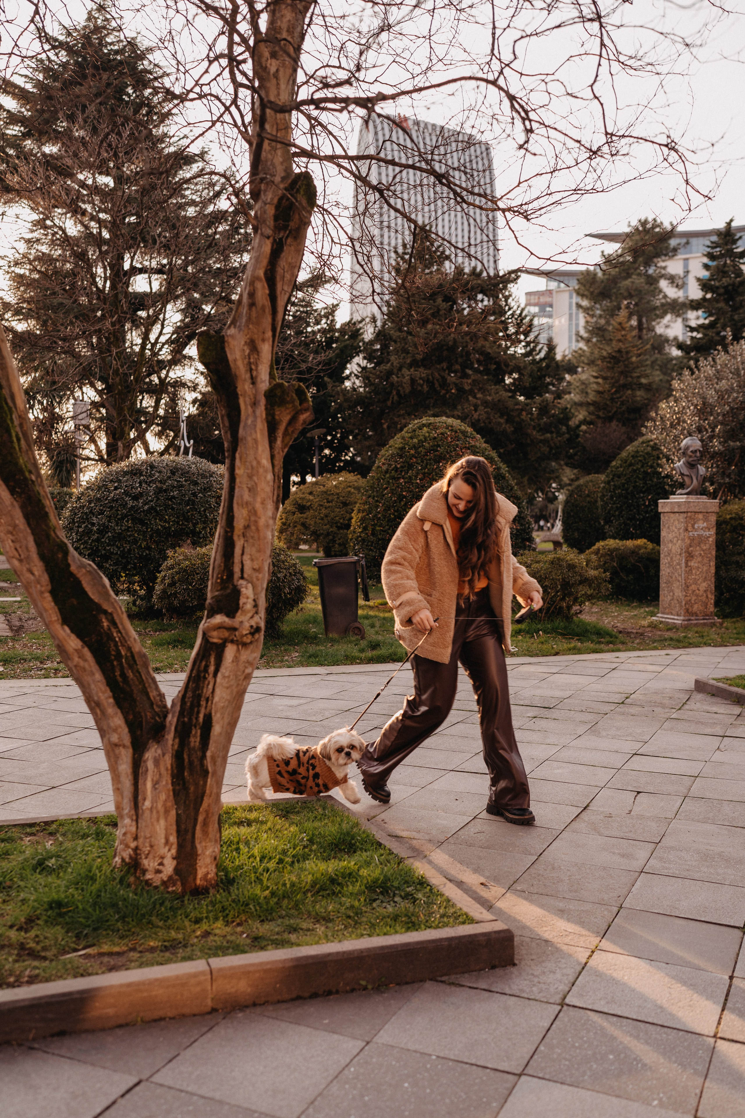 Фотосессия с собакой в Батуми. Портретный и свадебный фотограф в Батуми Валерия Азаренко