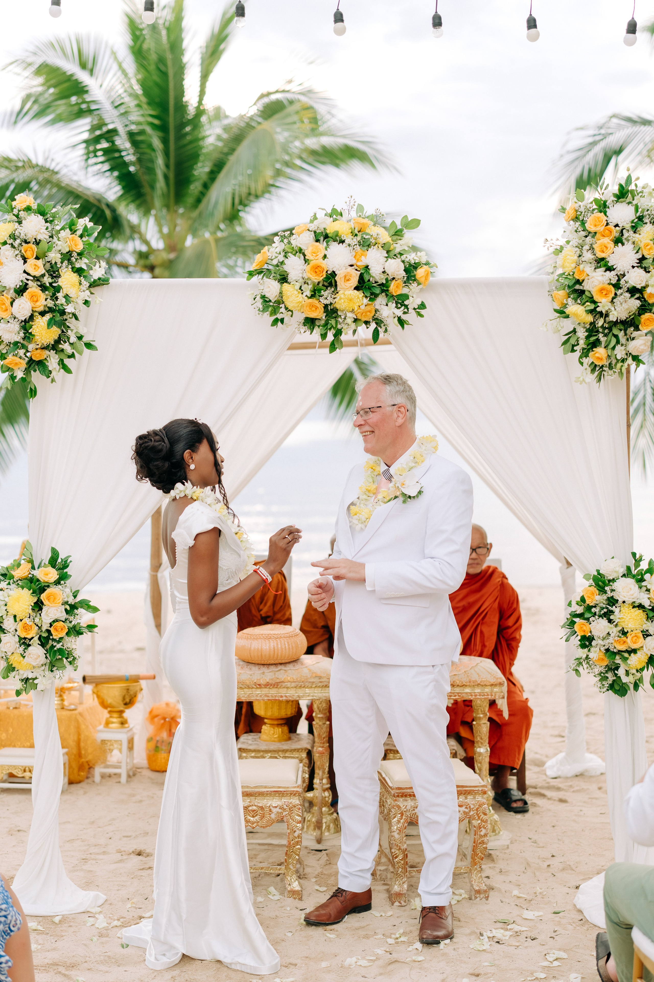 Photo. Буддийская свадебная церемония на Самуи, Таиланд