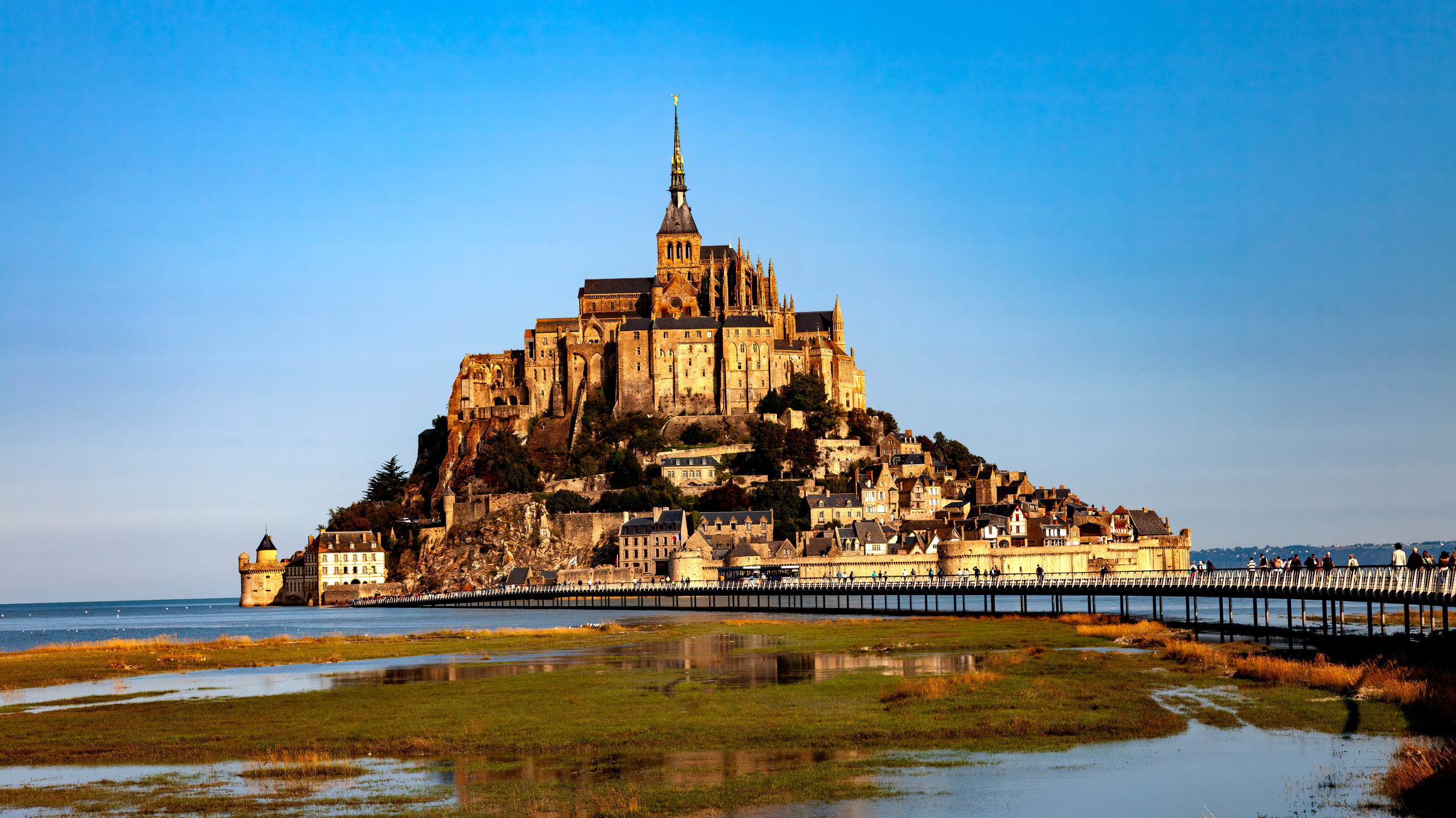 184.Abbey of Mont Saint Michel.France.21.9.2024. Путешествия в формате 360......