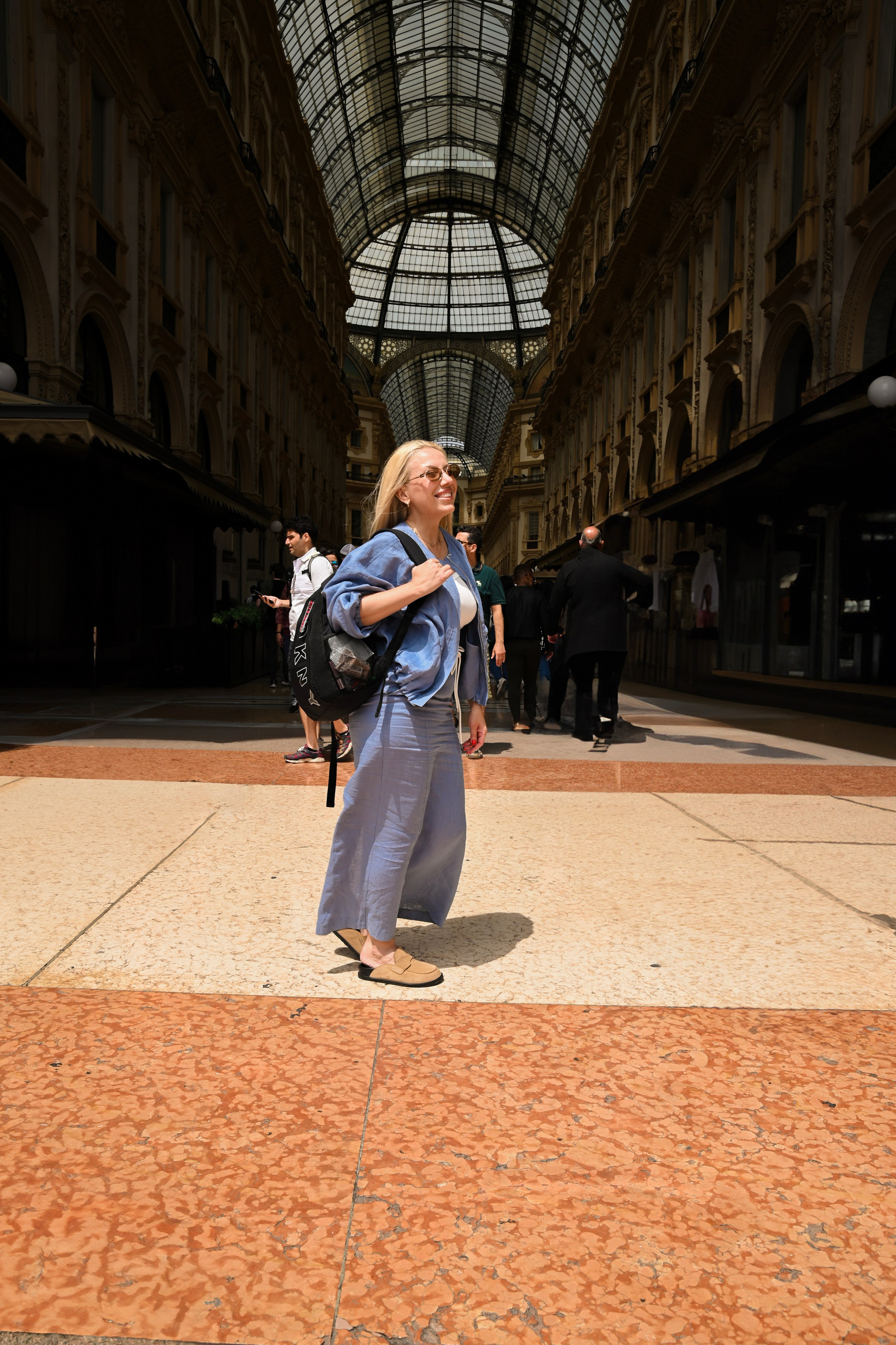 Walking in the center of Milan