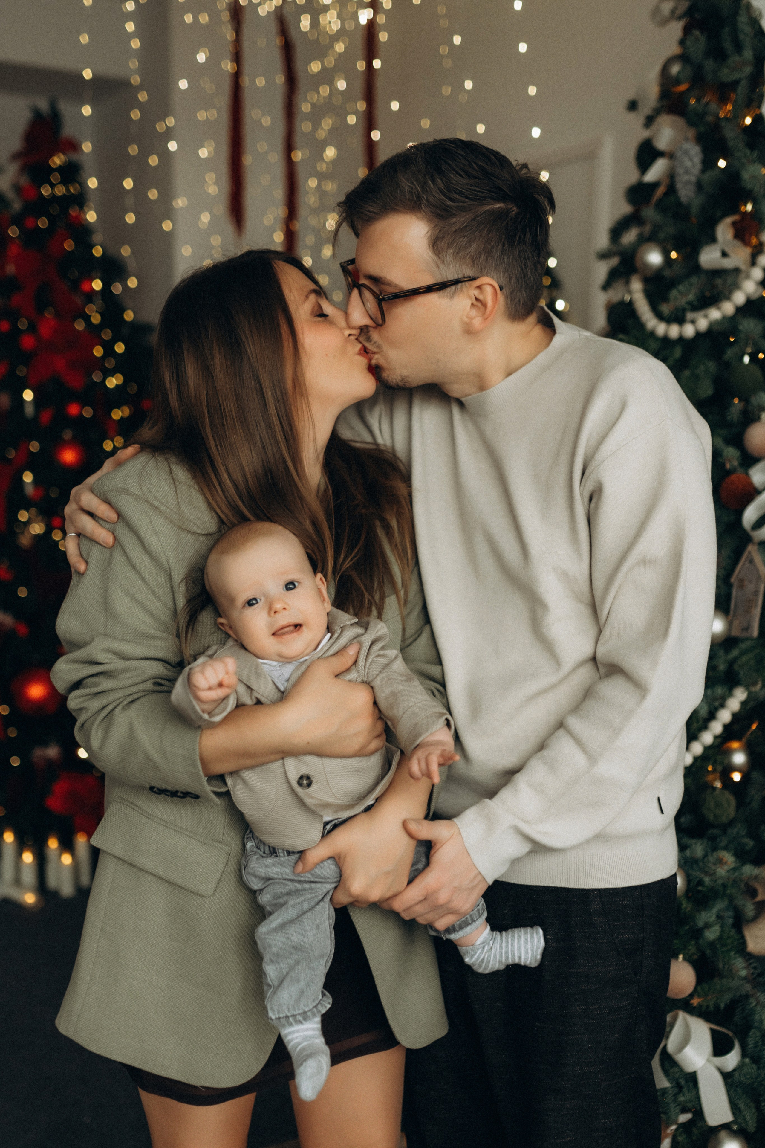 Together at Christmas. Семейный фотограф Лейпциг, Германия