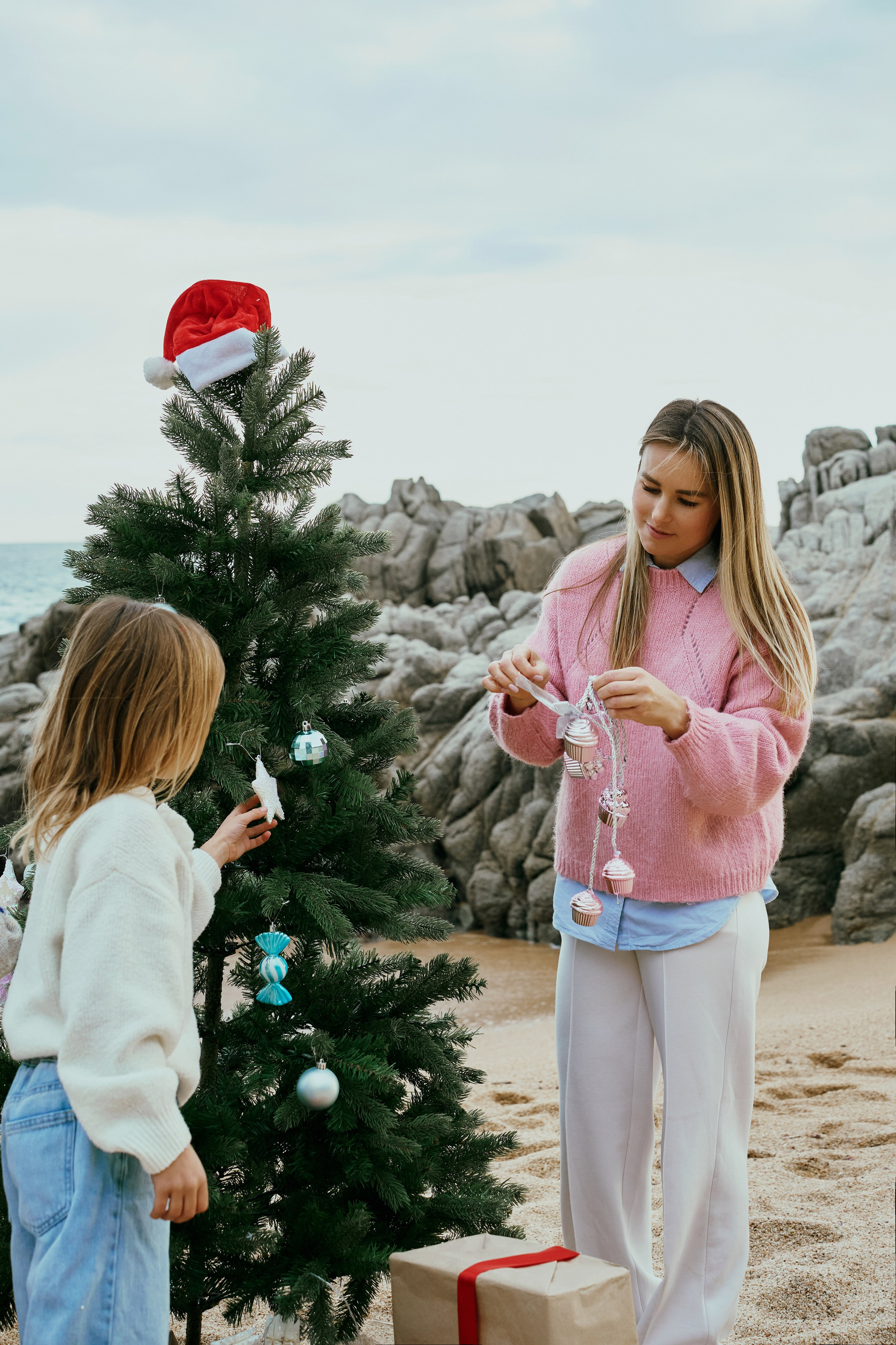 Рождество на пляже. Такие разные, любимые. Фотограф в Барселоне Жанна Захарченко