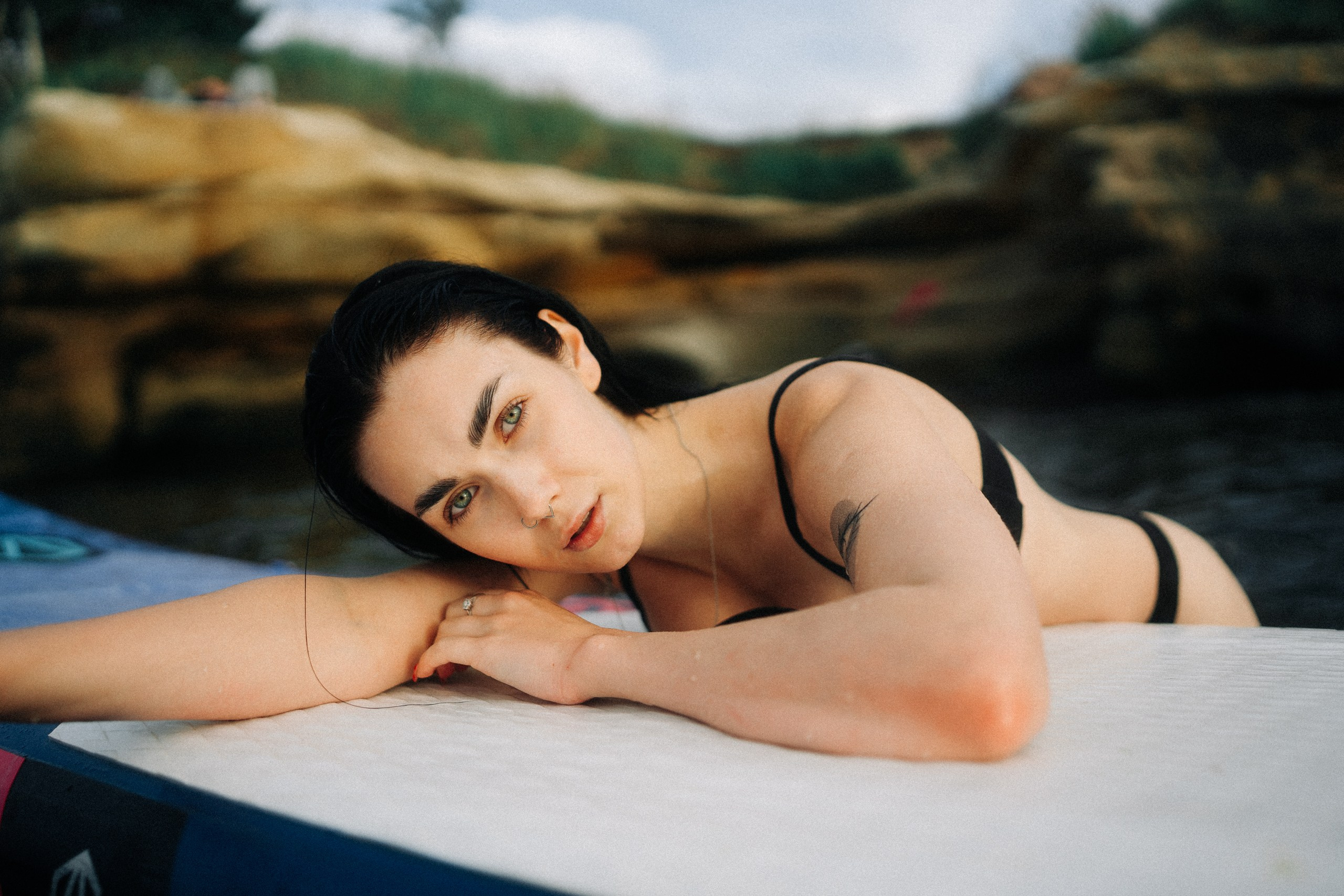 SUP board and Swimsuits. Couple and Family Photographer in Tallinn, Sasha Kaloshin