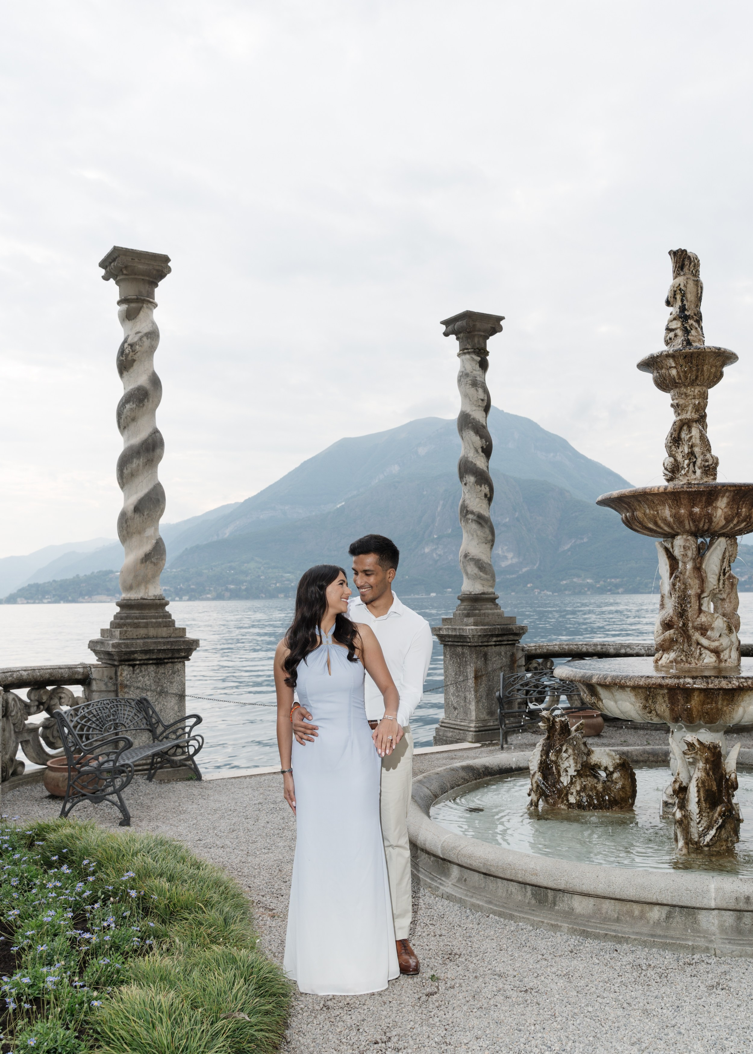 Villa Monastero Secret Proposal. Proposal Photographer in Lake Como