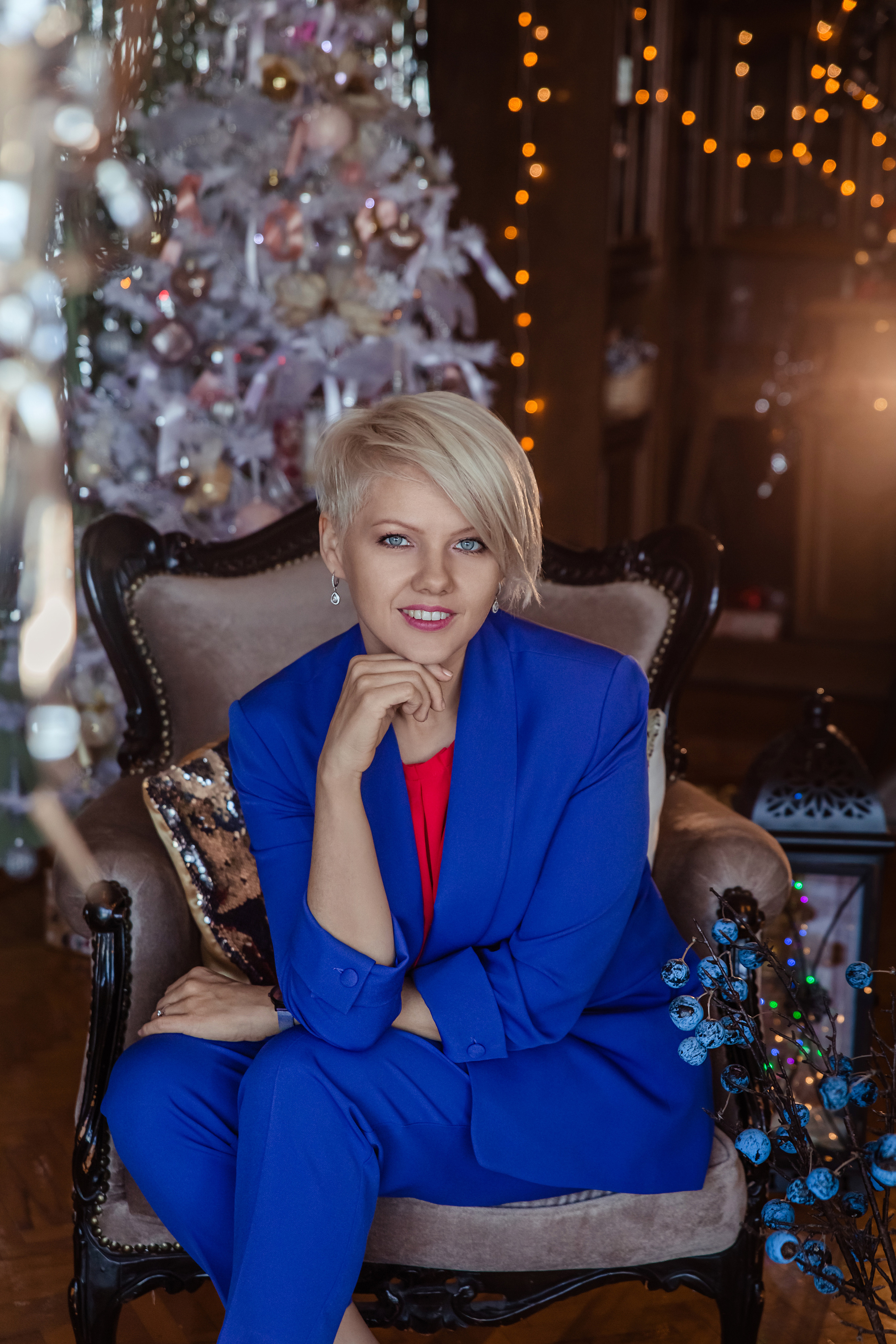 Irina’s New Year content photo session