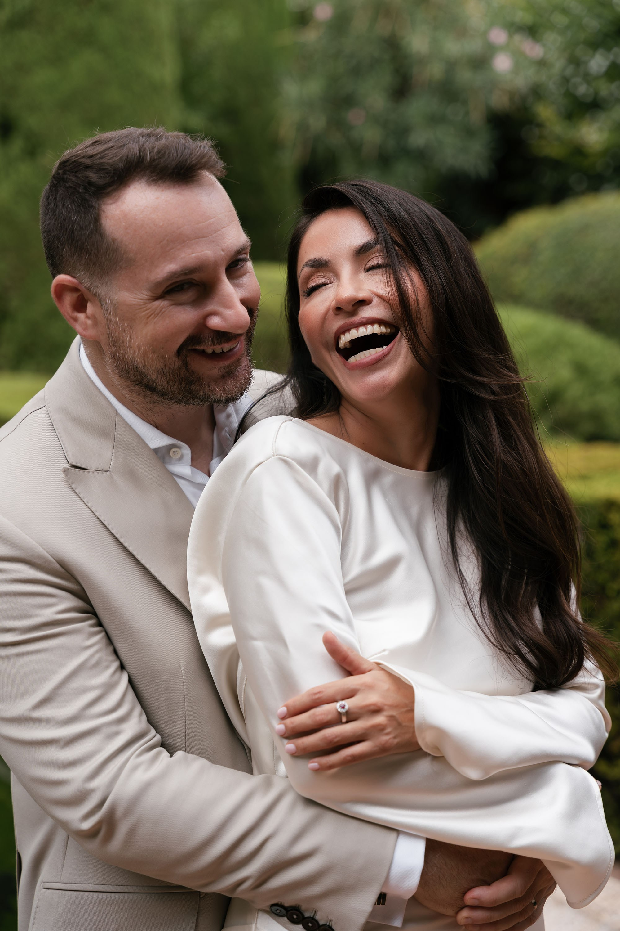 Johanna and Francesco. Destination Wedding Photographers and content creators based in Spain