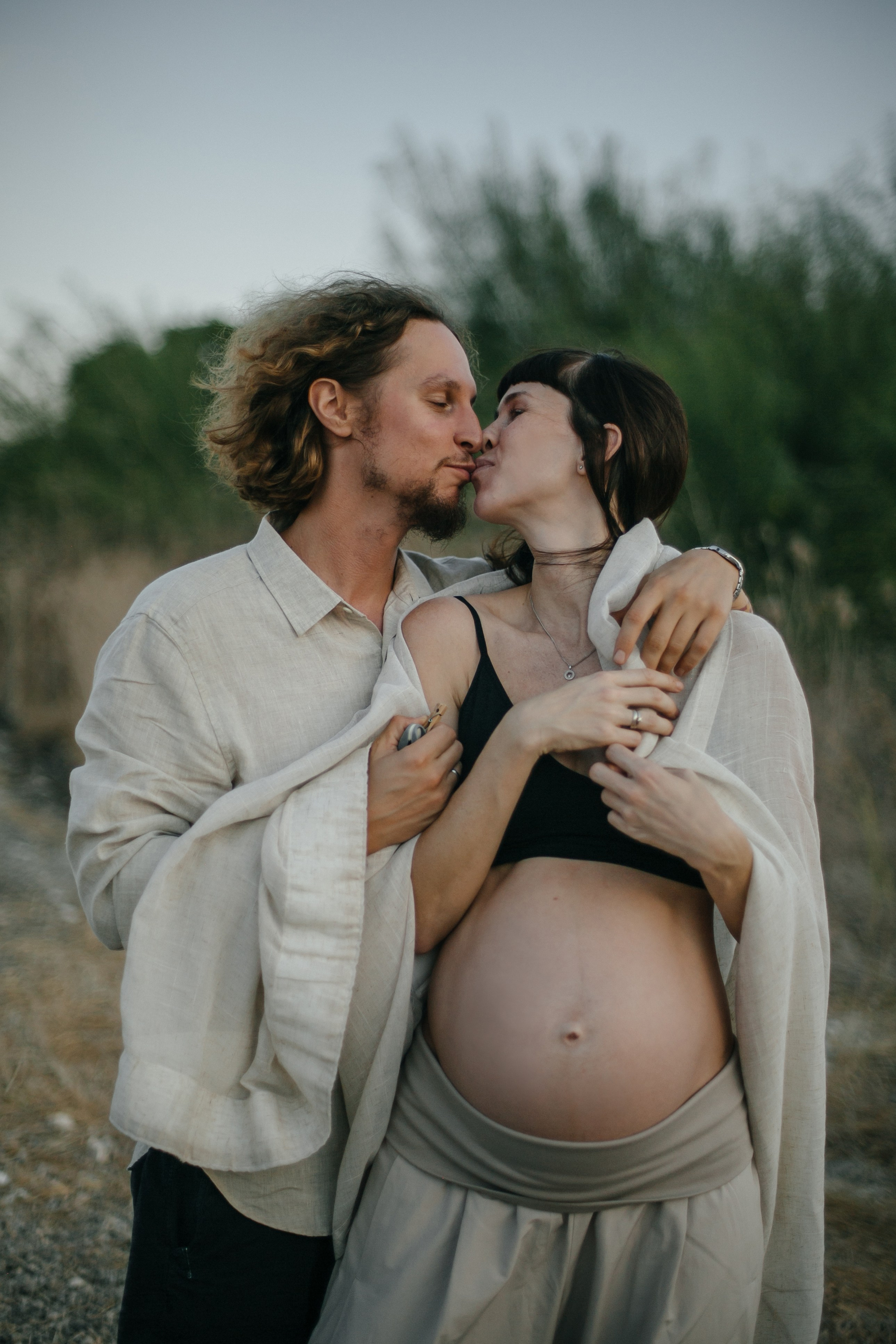 Kiryat Tivon field. Family photographer in Israel