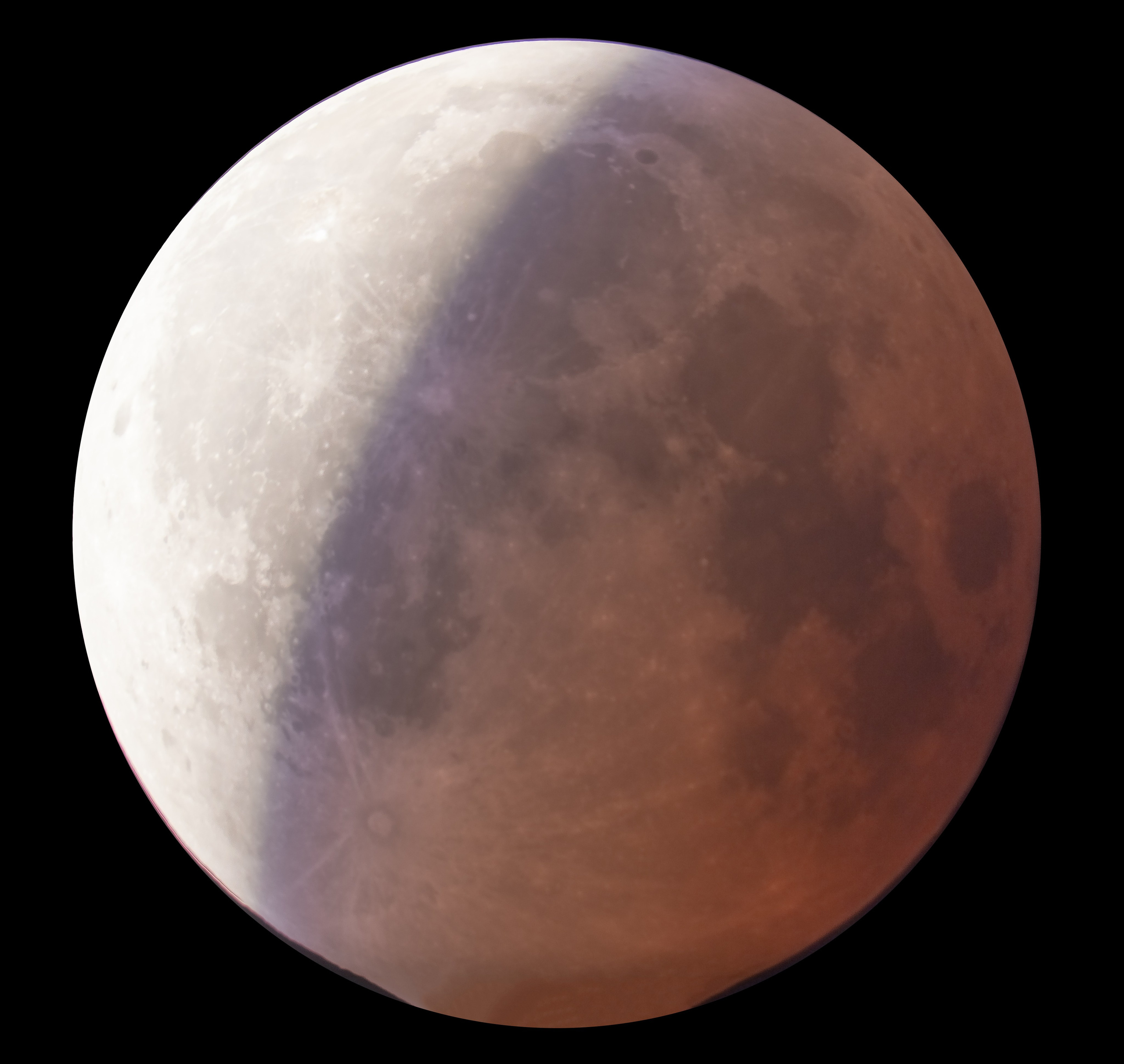 Qanlı Ay — Ay tutulması. Həvəskar Astronomlar Cəmiyyəti — Astronomy.az