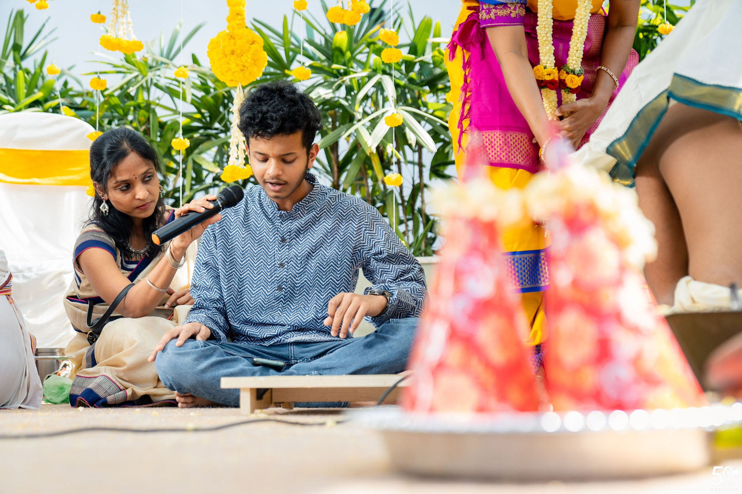 SANJAY AND SAKETH UPANAYANA. 50mm STUDIOS