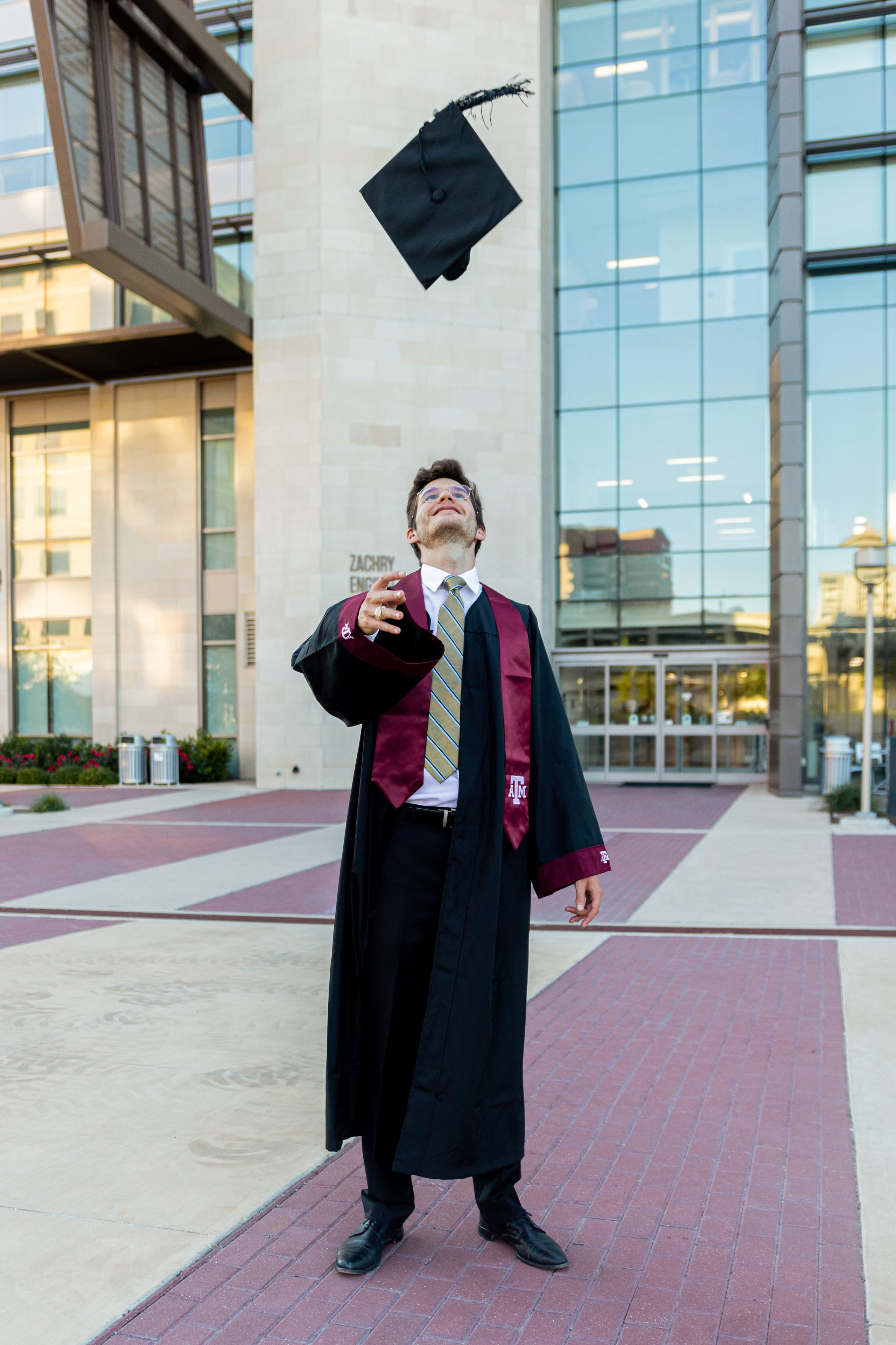 John-David's senior photoshoot at Texas A&M University
