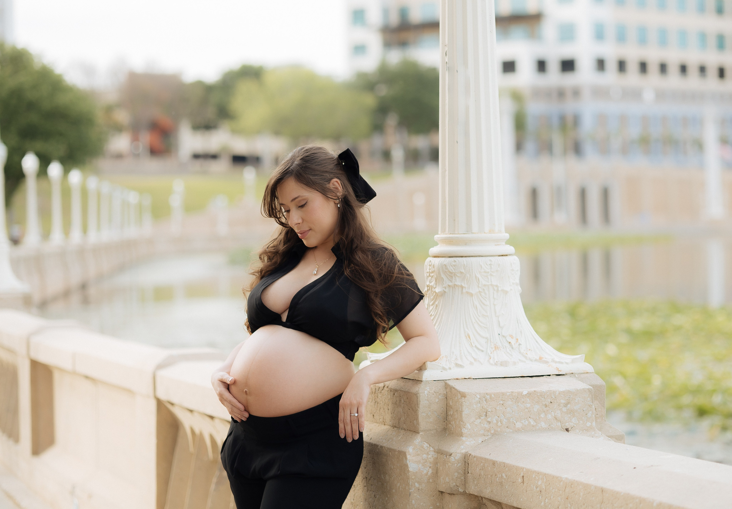 MATERNITY photo shoot on the beach sunset photo shoot session