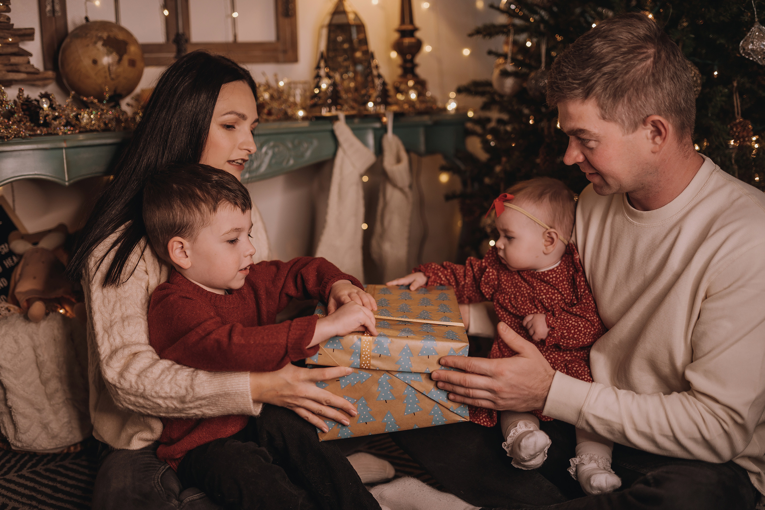 12.03.2022 Christmas Photoshoot 13. Wedding family event photographer in Chicago Nick Yushevich