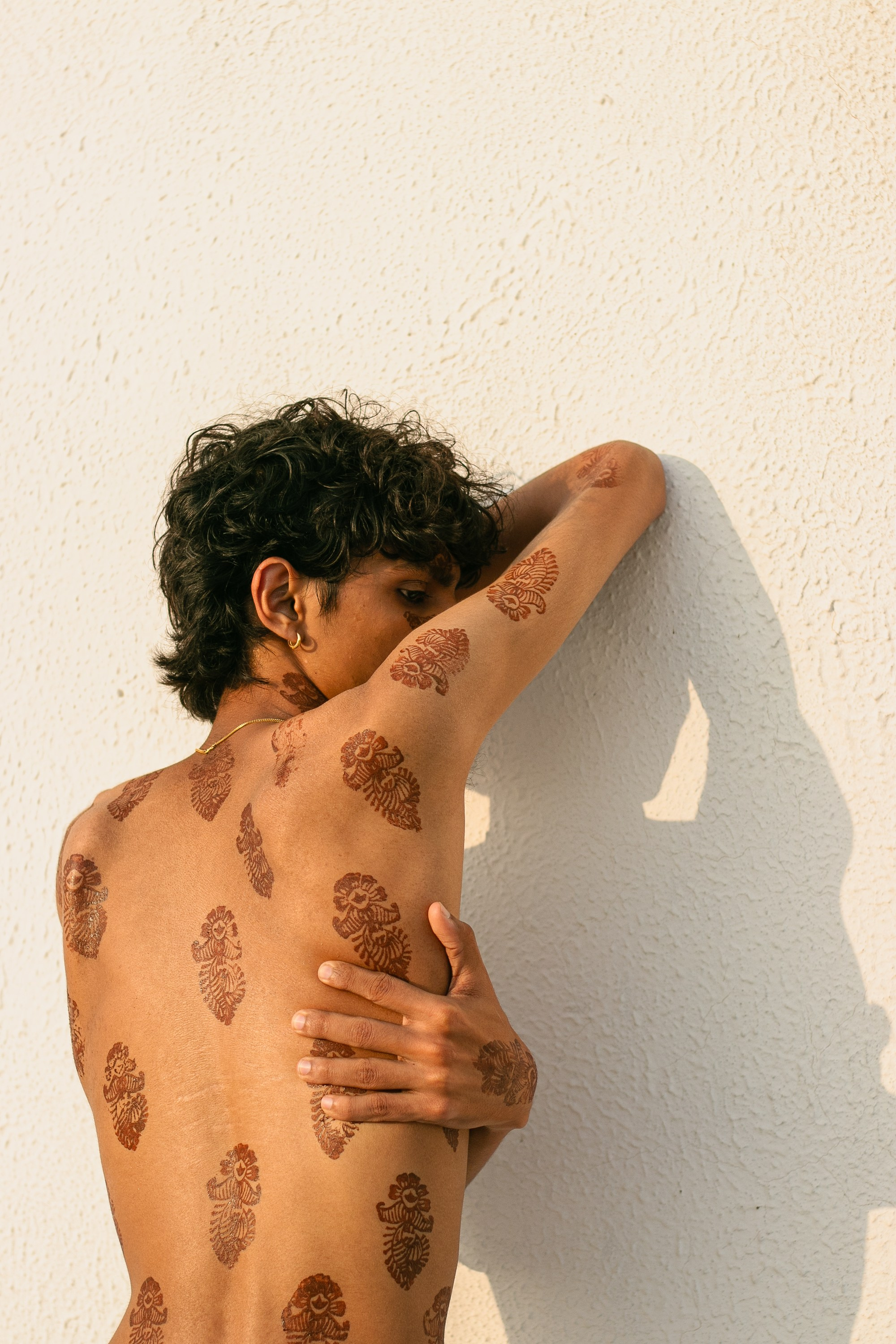 Creative Direction for Blockprinted skin concept shoot