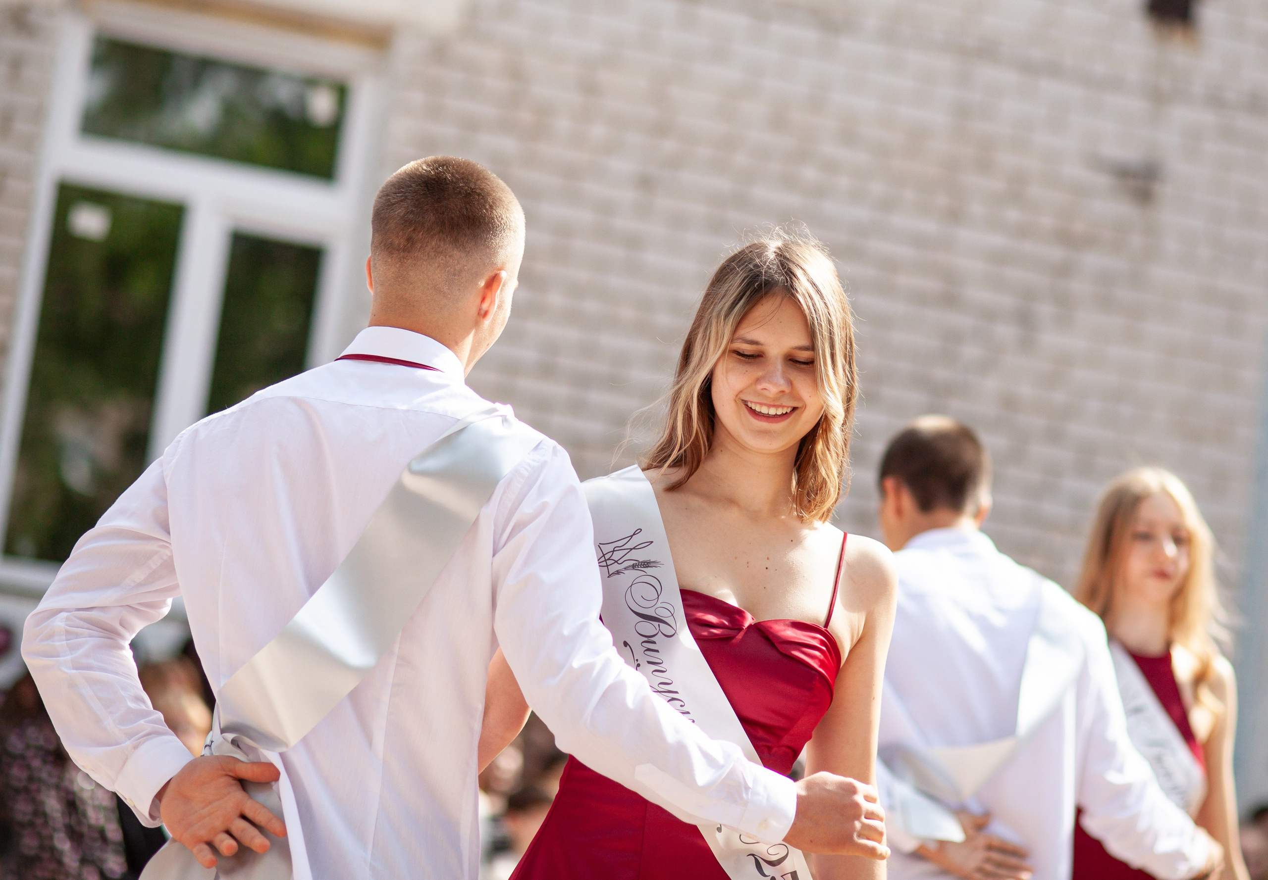 Пример фотосессии последний звонок и выпускной 11А, все в куче по очереди