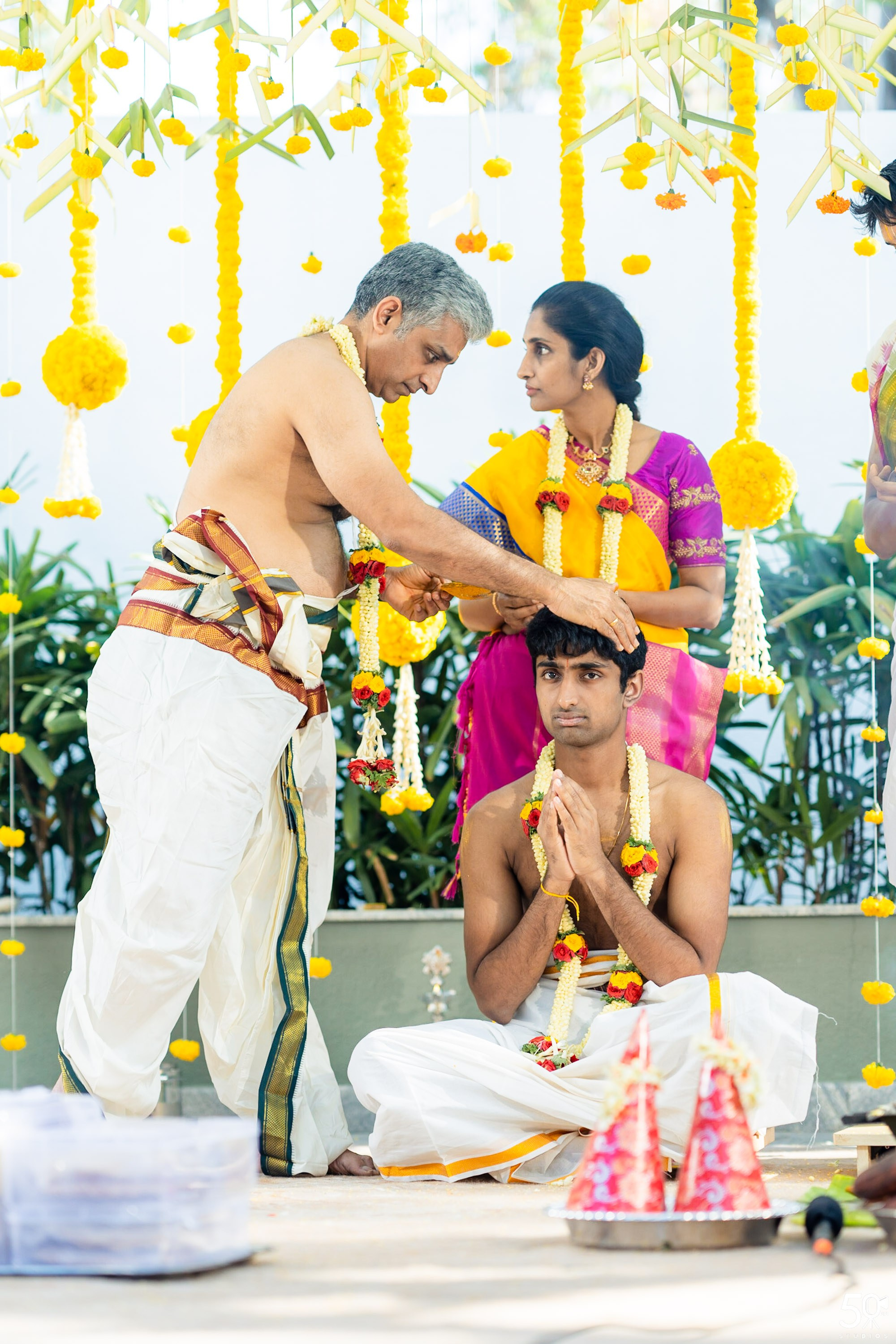 SANJAY AND SAKETH UPANAYANA. 50mm STUDIOS