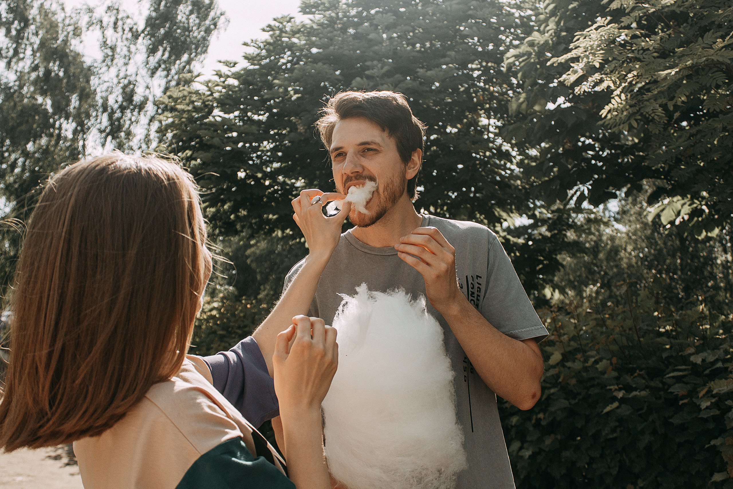 At the amusement park. Wedding and portrait photographer in Beograd Ekaterina Makedonskaya