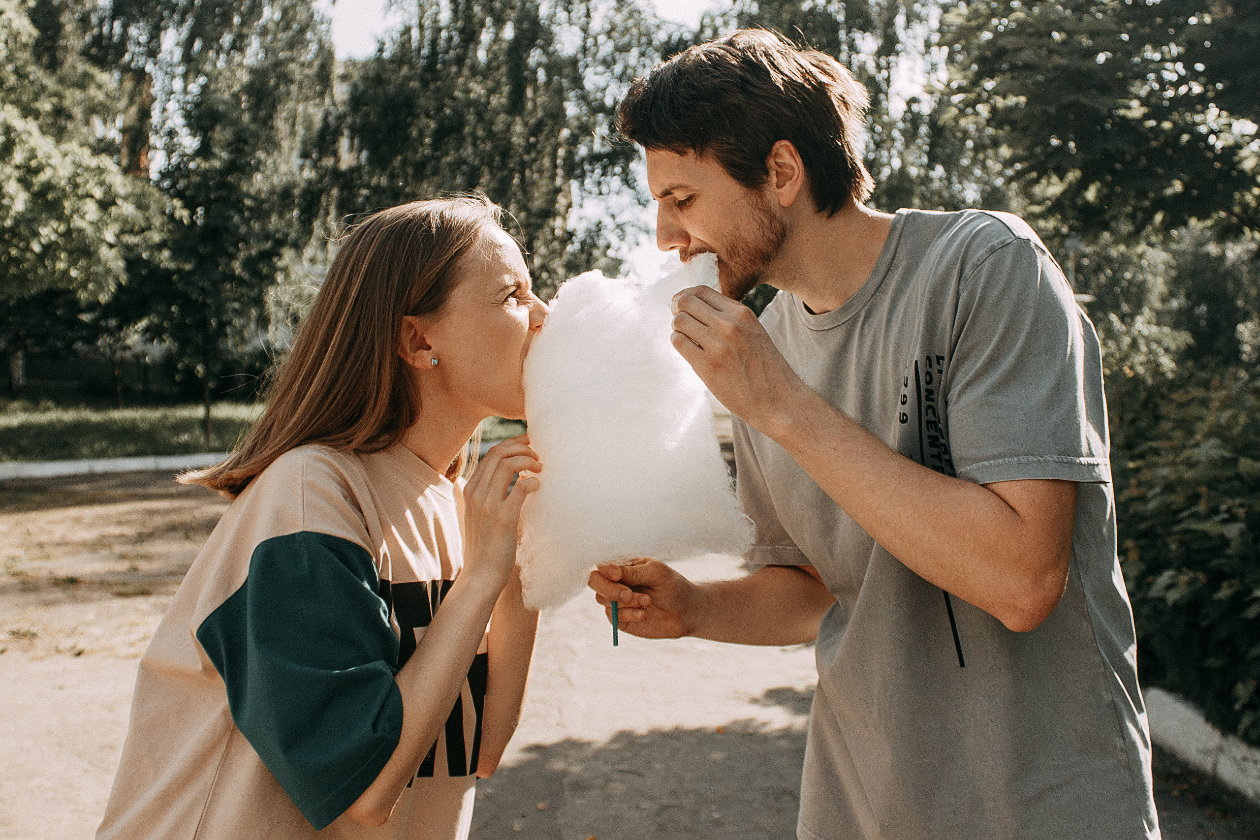 At the amusement park. Wedding and portrait photographer in Beograd Ekaterina Makedonskaya