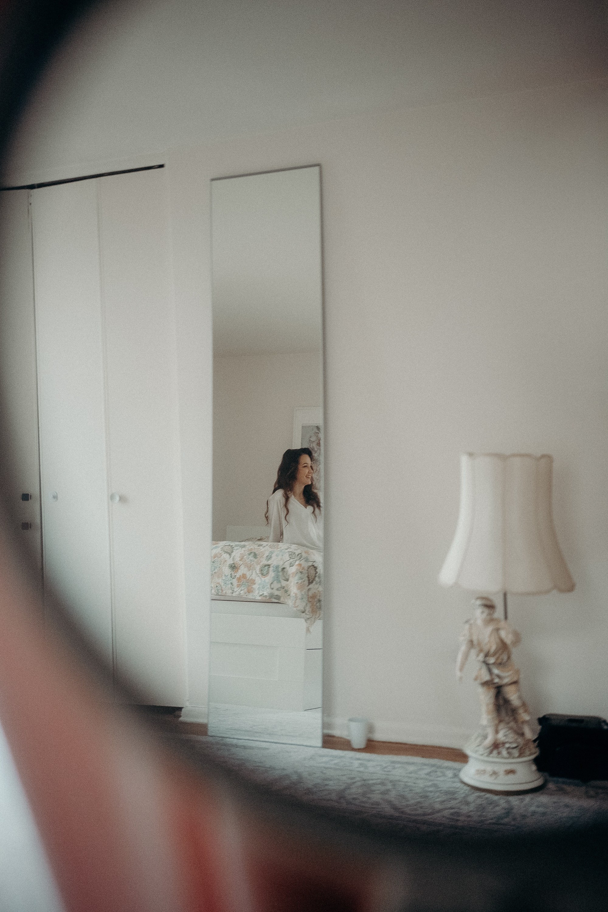 Home photo shoot. Portrait and wedding photographer in New York