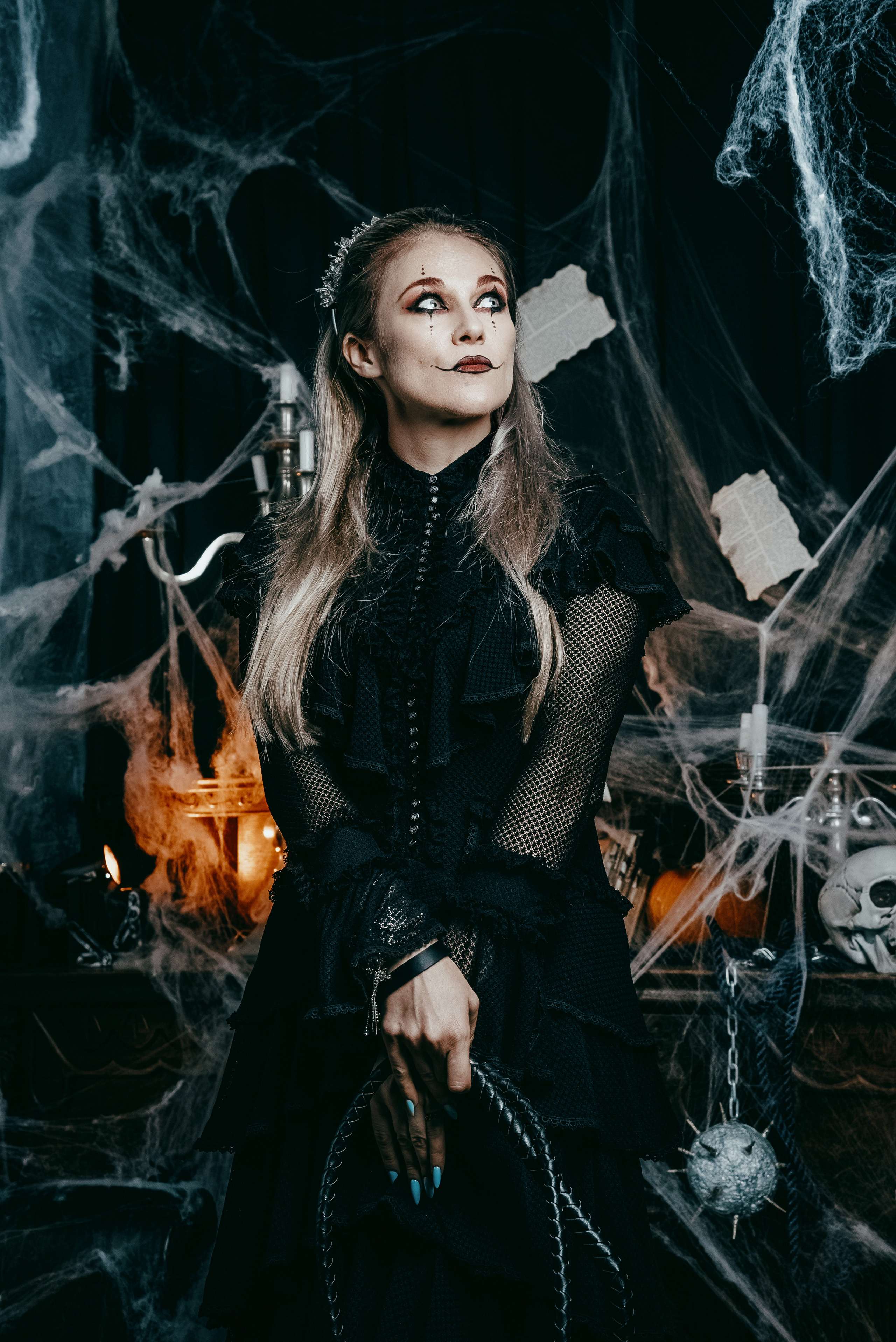 Halloween themed studio photo shoot 