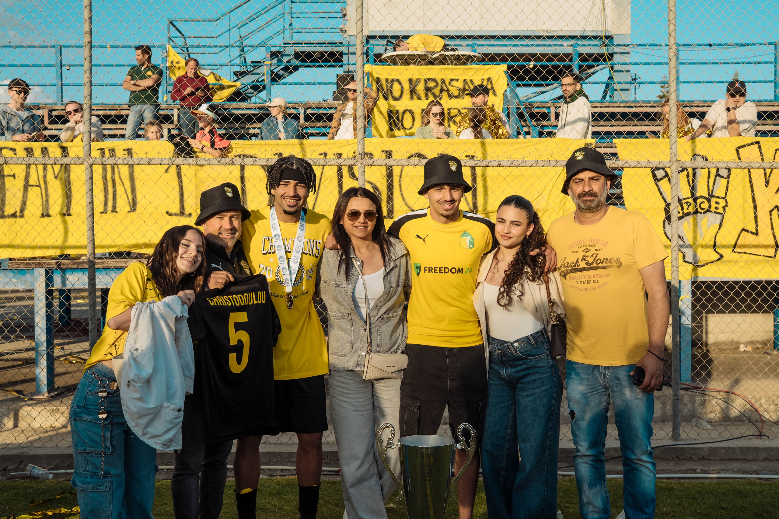 Football. Photographer in Cyprus