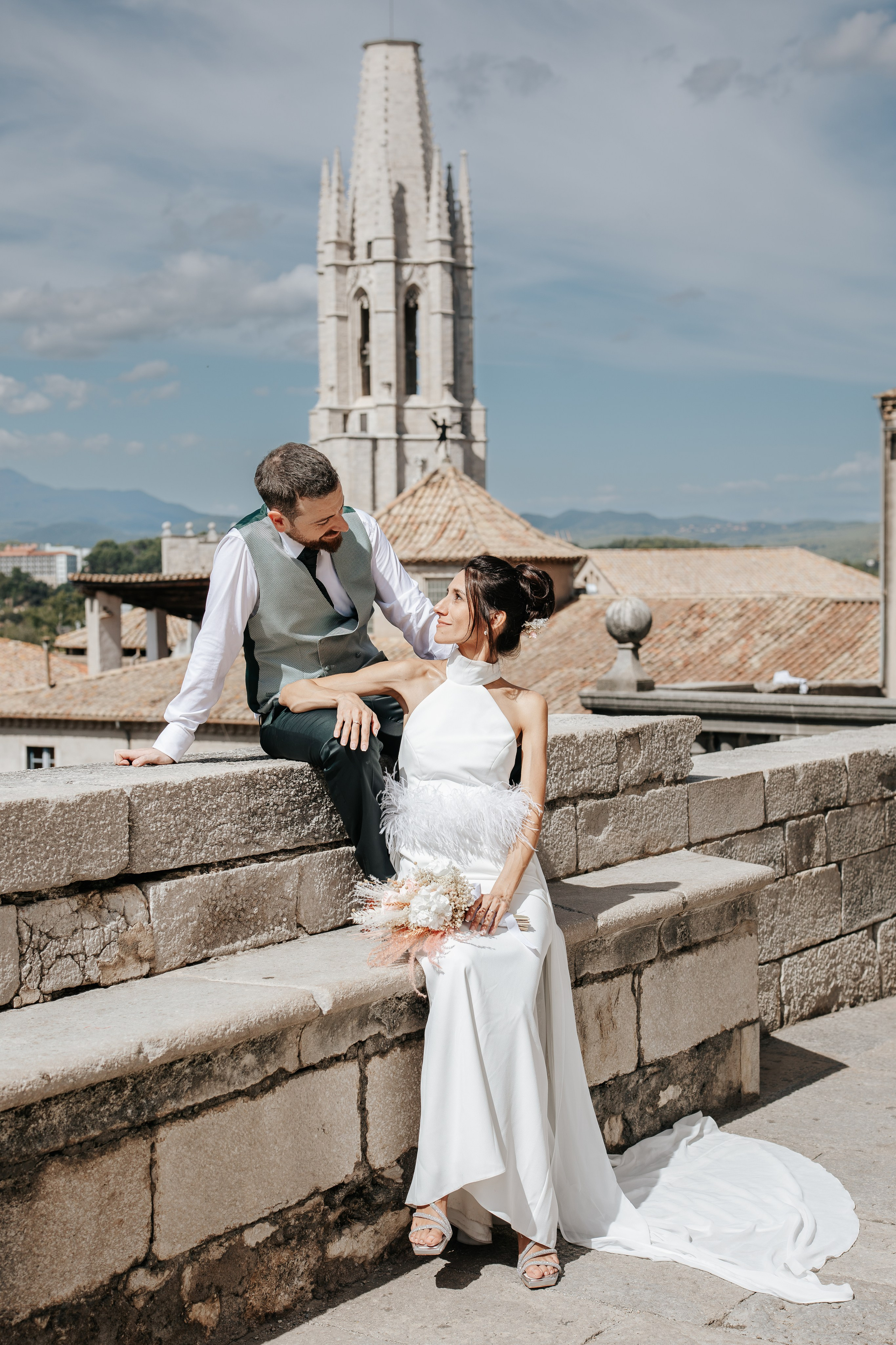 Anna & Alex, 19/09/2026, Ayuntamiento de Girona, Restaurante Mas Sola. Fotógrafa de bodas en Girona, Costa Brava | Wedding Photographer Evgenia Gruntovaya