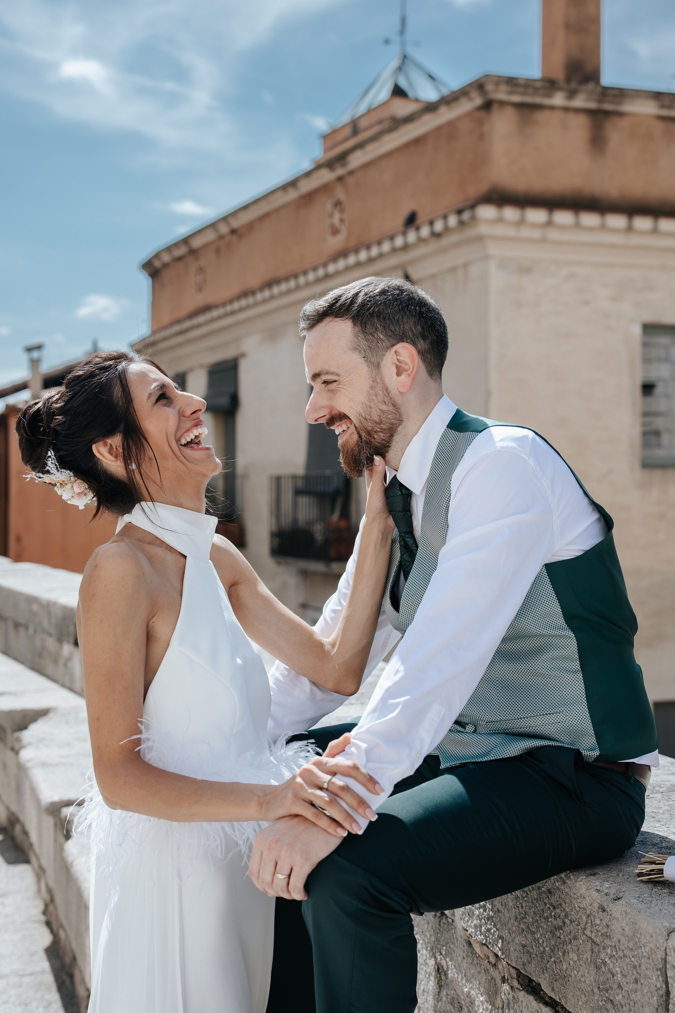Anna & Alex, 19/09/2026, Ayuntamiento de Girona, Restaurante Mas Sola. Fotógrafa de bodas en Girona, Costa Brava | Wedding Photographer Evgenia Gruntovaya
