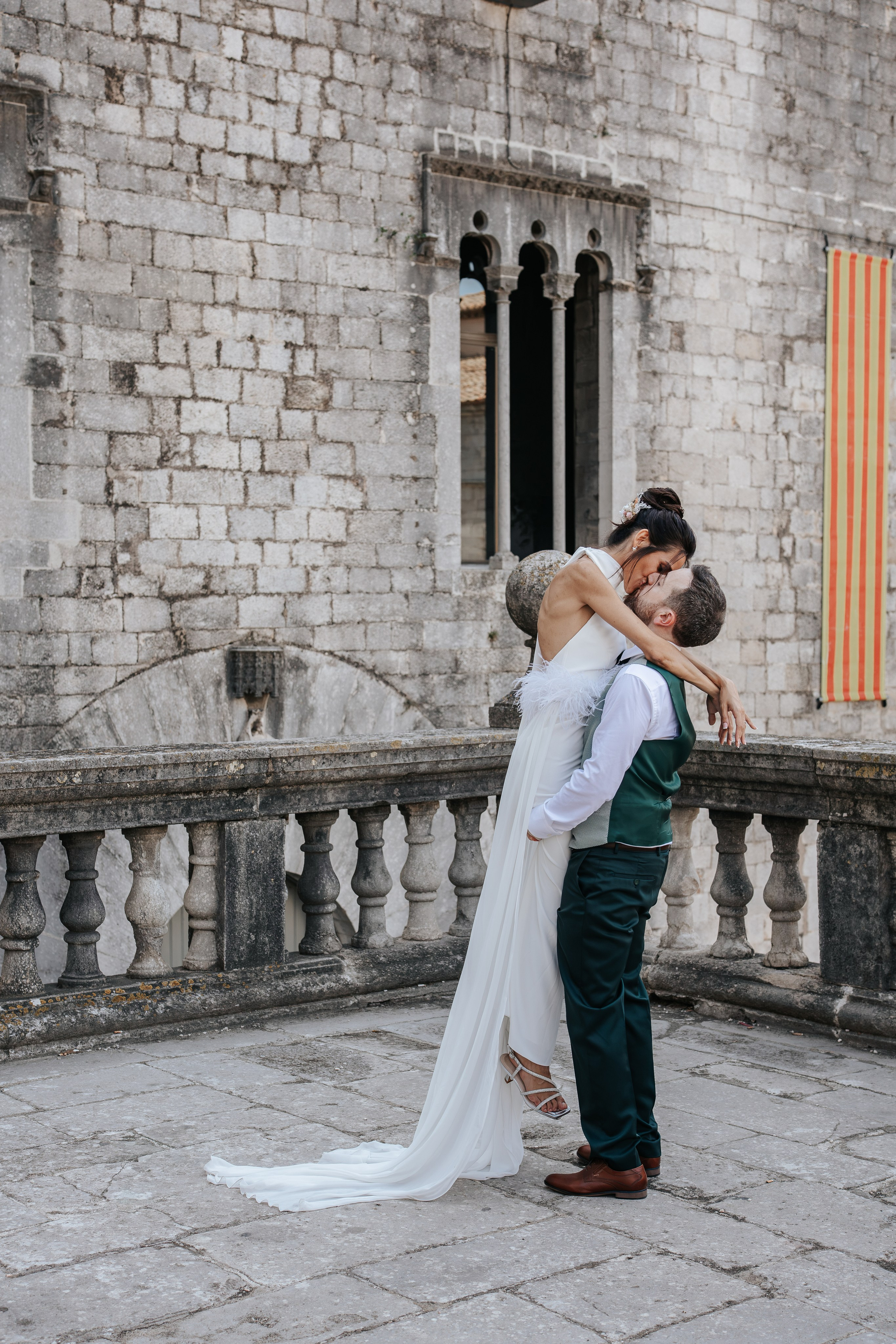 Anna & Alex, 19/09/2026, Ayuntamiento de Girona, Restaurante Mas Sola. Fotógrafa de bodas en Girona, Costa Brava | Wedding Photographer Evgenia Gruntovaya