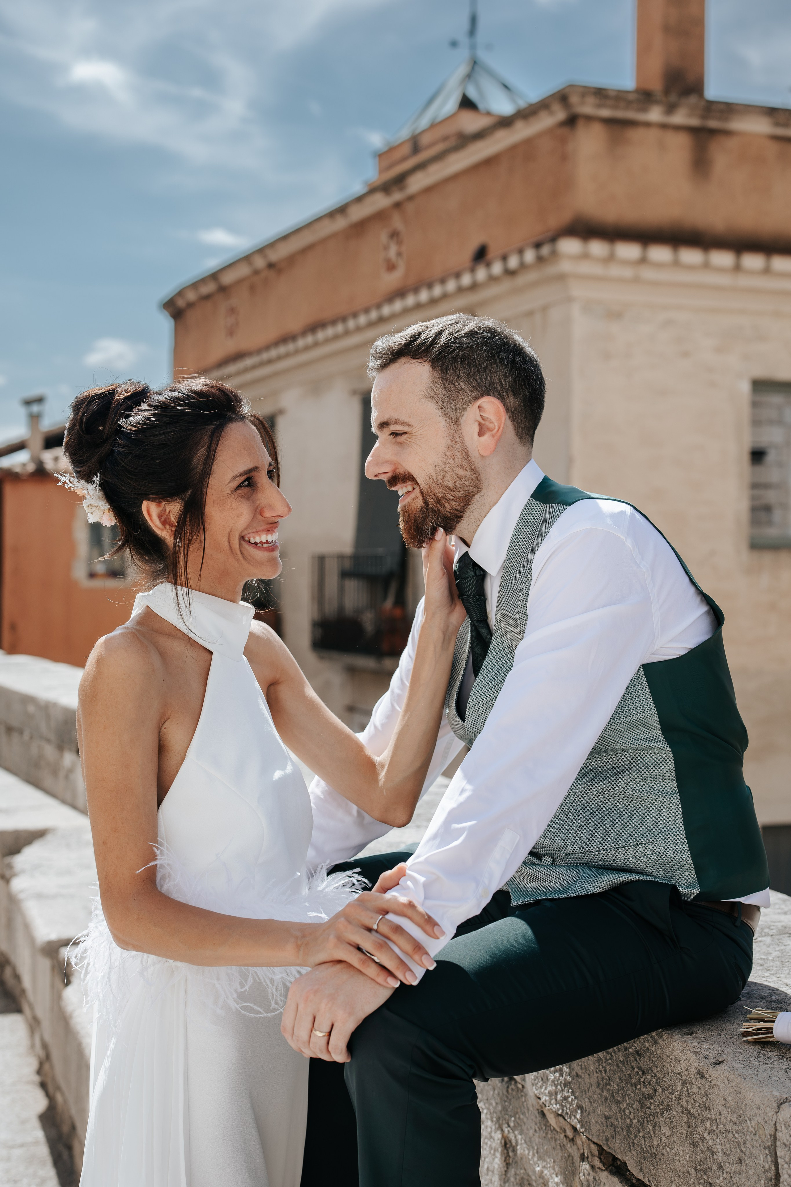 Anna & Alex, 19/09/2026, Ayuntamiento de Girona, Restaurante Mas Sola. Fotógrafa de bodas en Girona, Costa Brava | Wedding Photographer Evgenia Gruntovaya