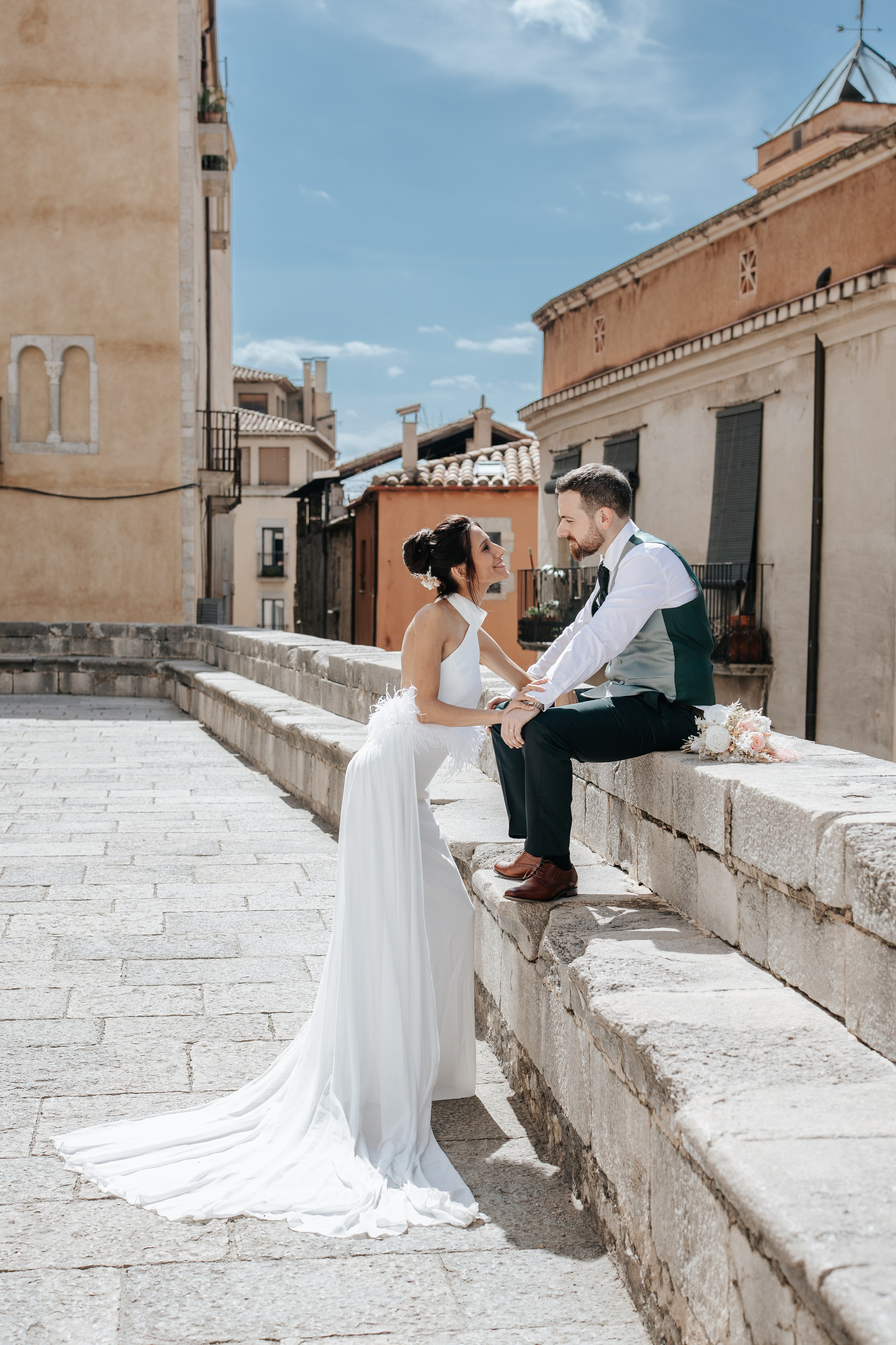 Anna & Alex, 19/09/2026, Ayuntamiento de Girona, Restaurante Mas Sola. Fotógrafa de bodas en Girona, Costa Brava | Wedding Photographer Evgenia Gruntovaya