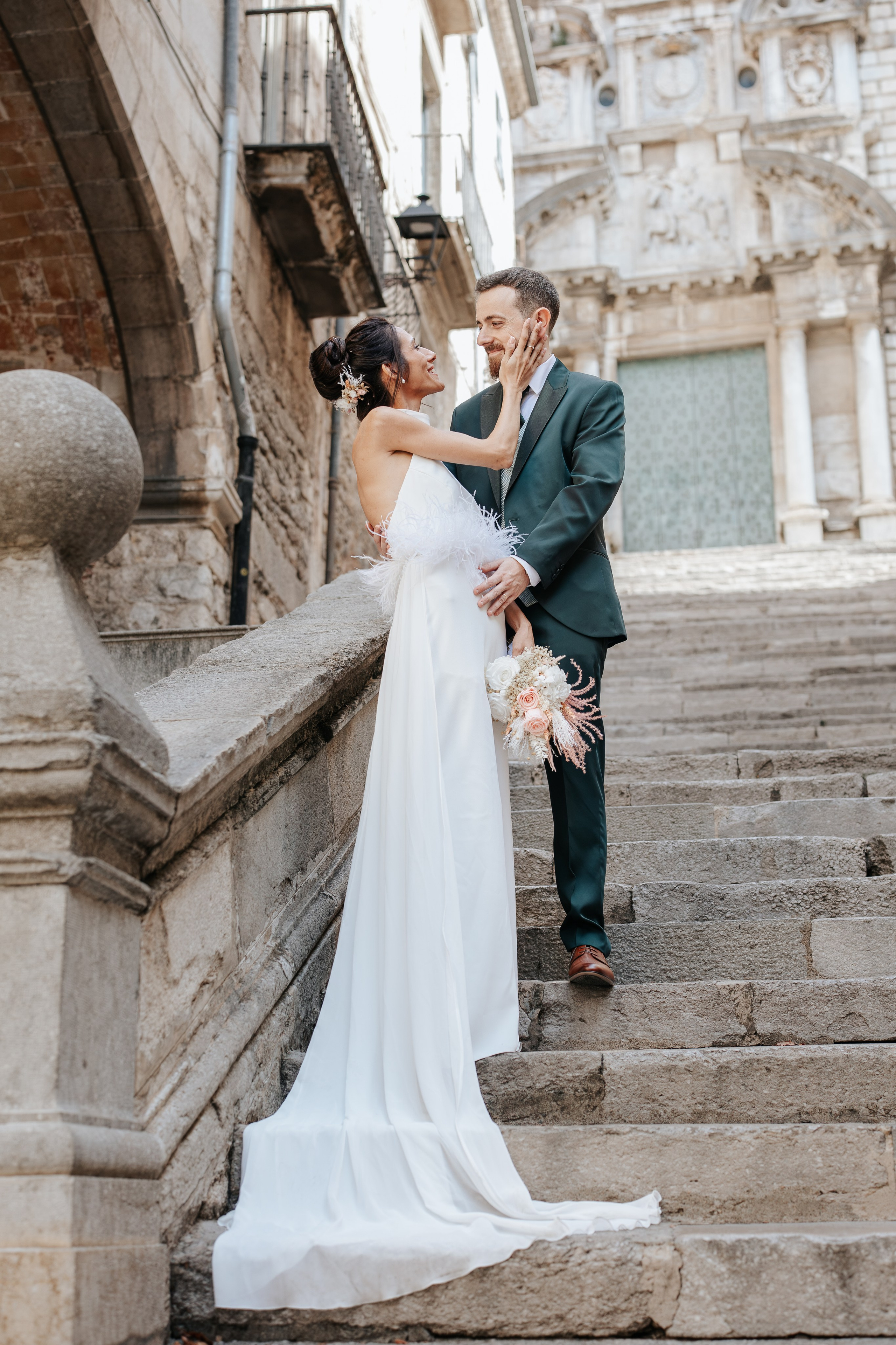 Anna & Alex, 19/09/2026, Ayuntamiento de Girona, Restaurante Mas Sola. Fotógrafa de bodas en Girona, Costa Brava | Wedding Photographer Evgenia Gruntovaya
