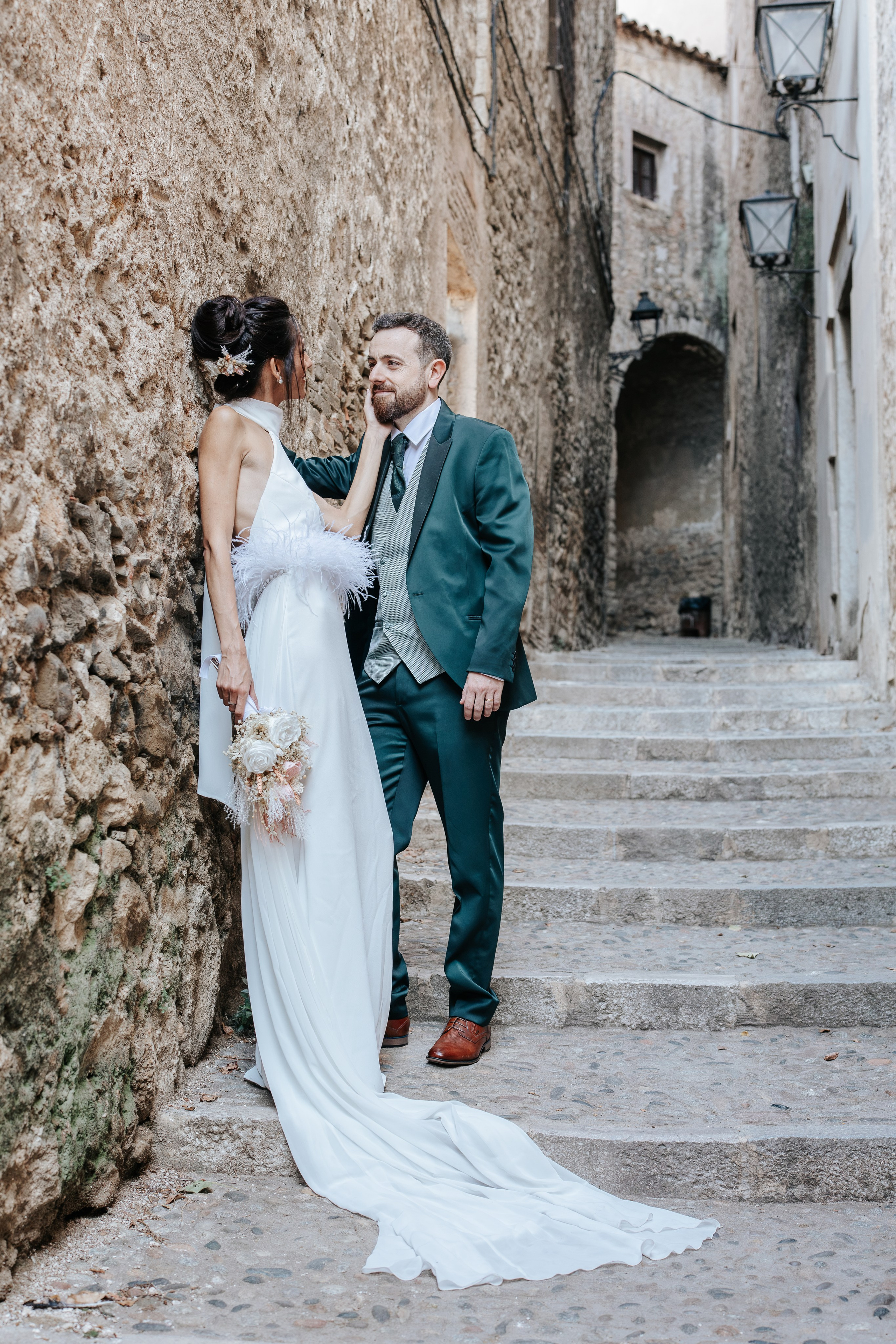 Anna & Alex, 19/09/2026, Ayuntamiento de Girona, Restaurante Mas Sola. Fotógrafa de bodas en Girona, Costa Brava | Wedding Photographer Evgenia Gruntovaya