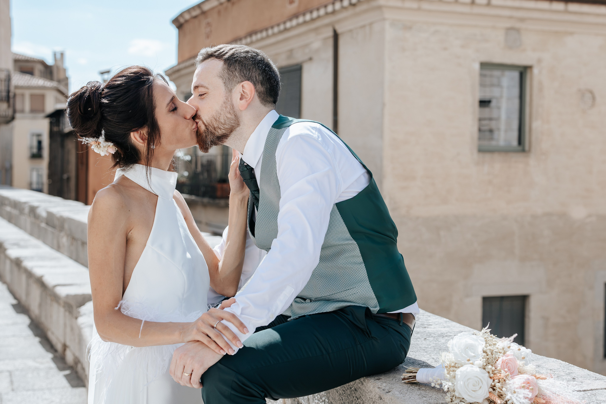 Anna & Alex, 19/09/2026, Ayuntamiento de Girona, Restaurante Mas Sola. Fotógrafa de bodas en Girona, Costa Brava | Wedding Photographer Evgenia Gruntovaya