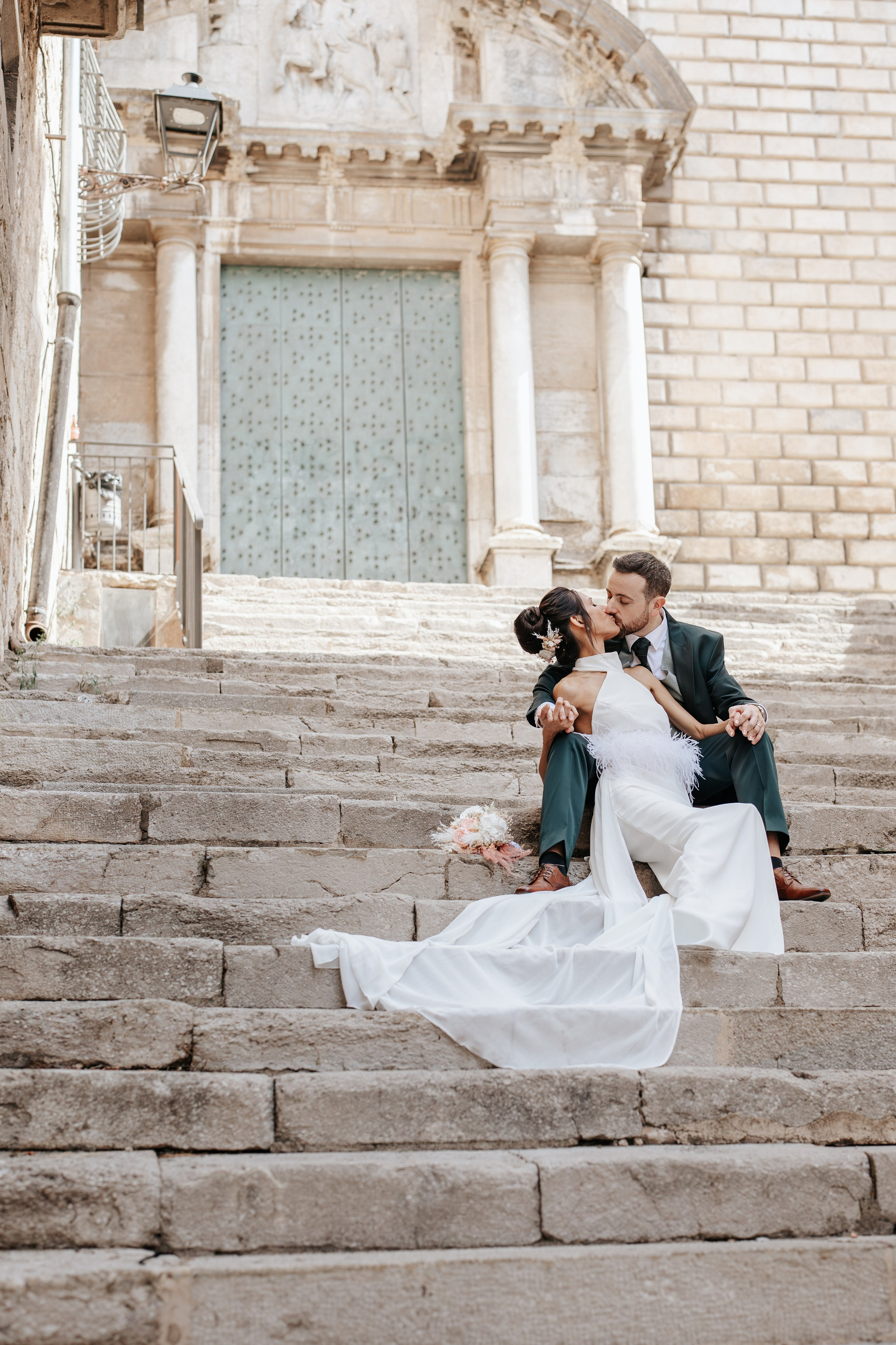 Anna & Alex, 19/09/2026, Ayuntamiento de Girona, Restaurante Mas Sola. Fotógrafa de bodas en Girona, Costa Brava | Wedding Photographer Evgenia Gruntovaya
