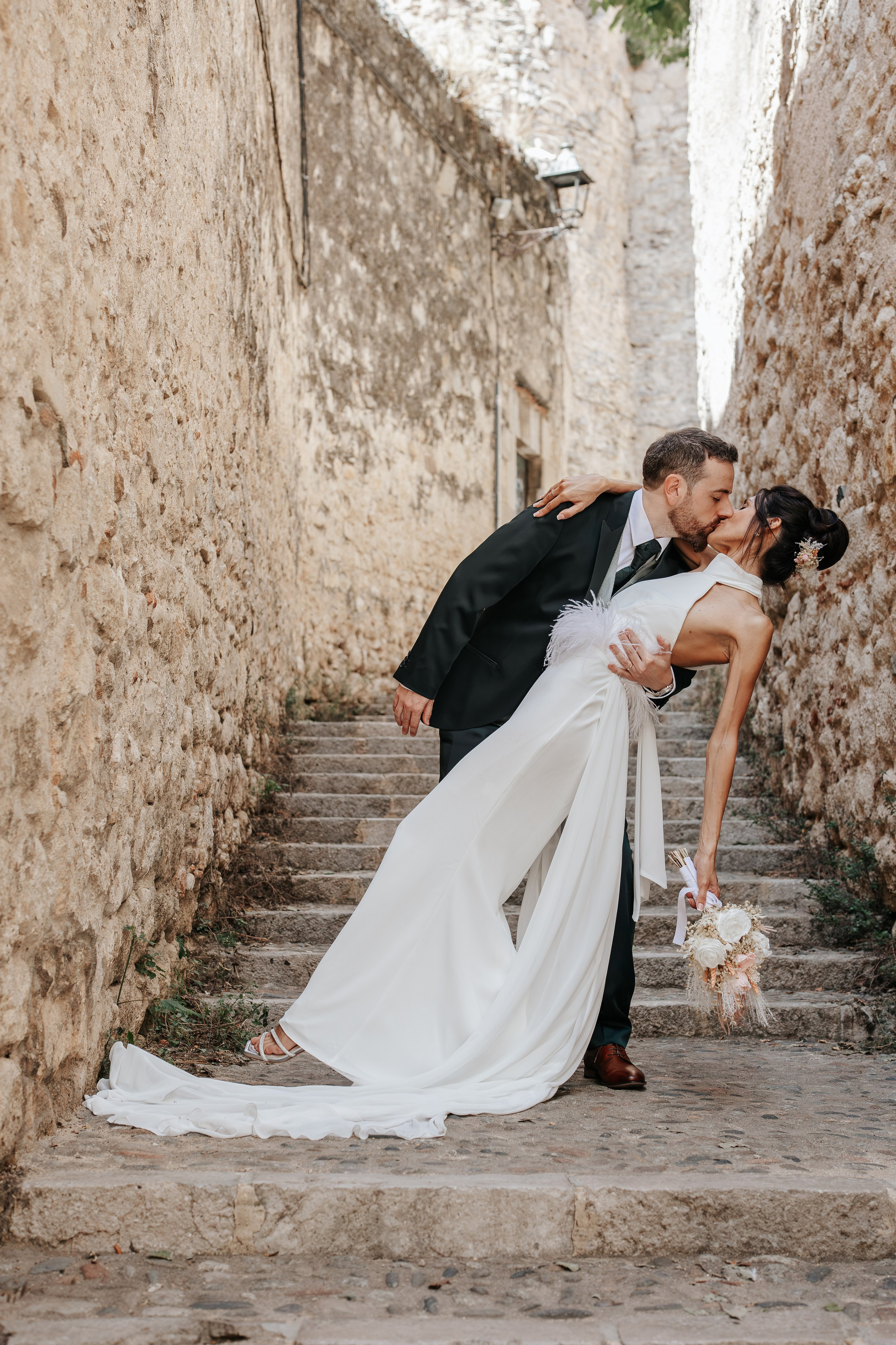 Anna & Alex, 19/09/2026, Ayuntamiento de Girona, Restaurante Mas Sola. Fotógrafa de bodas en Girona, Costa Brava | Wedding Photographer Evgenia Gruntovaya