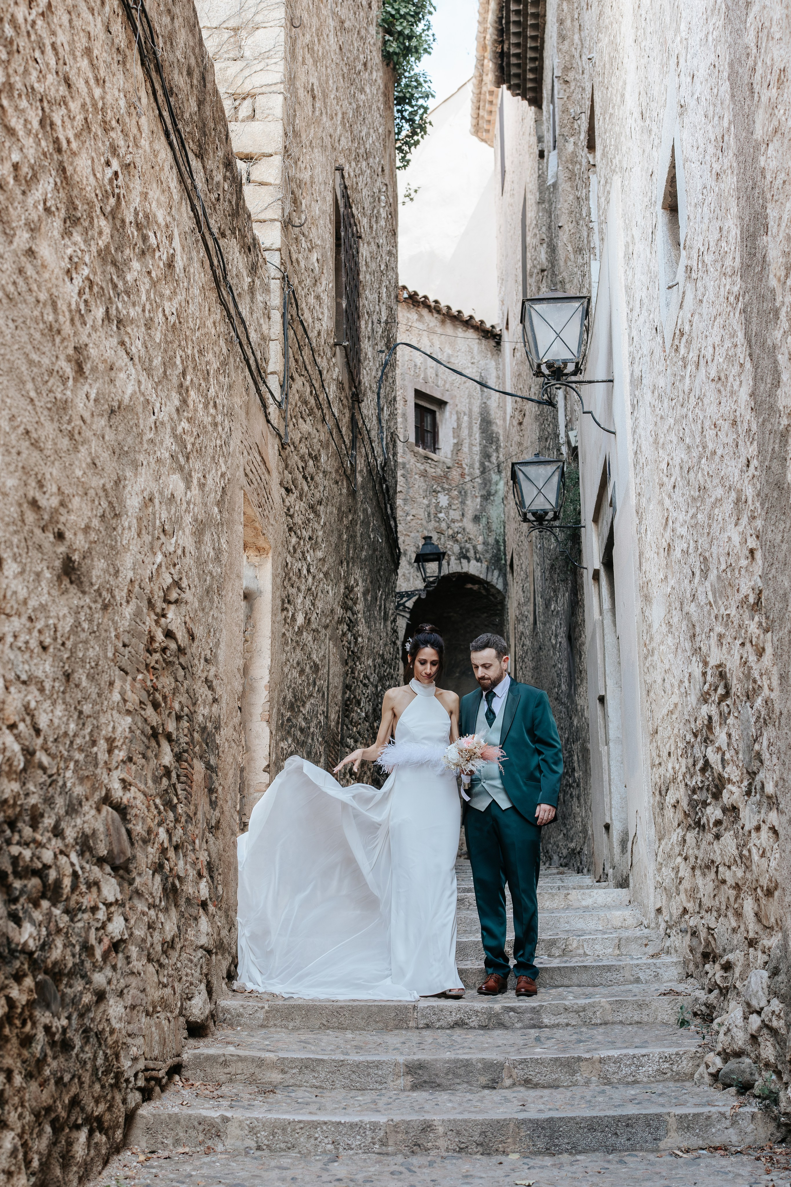 Anna & Alex, 19/09/2026, Ayuntamiento de Girona, Restaurante Mas Sola. Fotógrafa de bodas en Girona, Costa Brava | Wedding Photographer Evgenia Gruntovaya