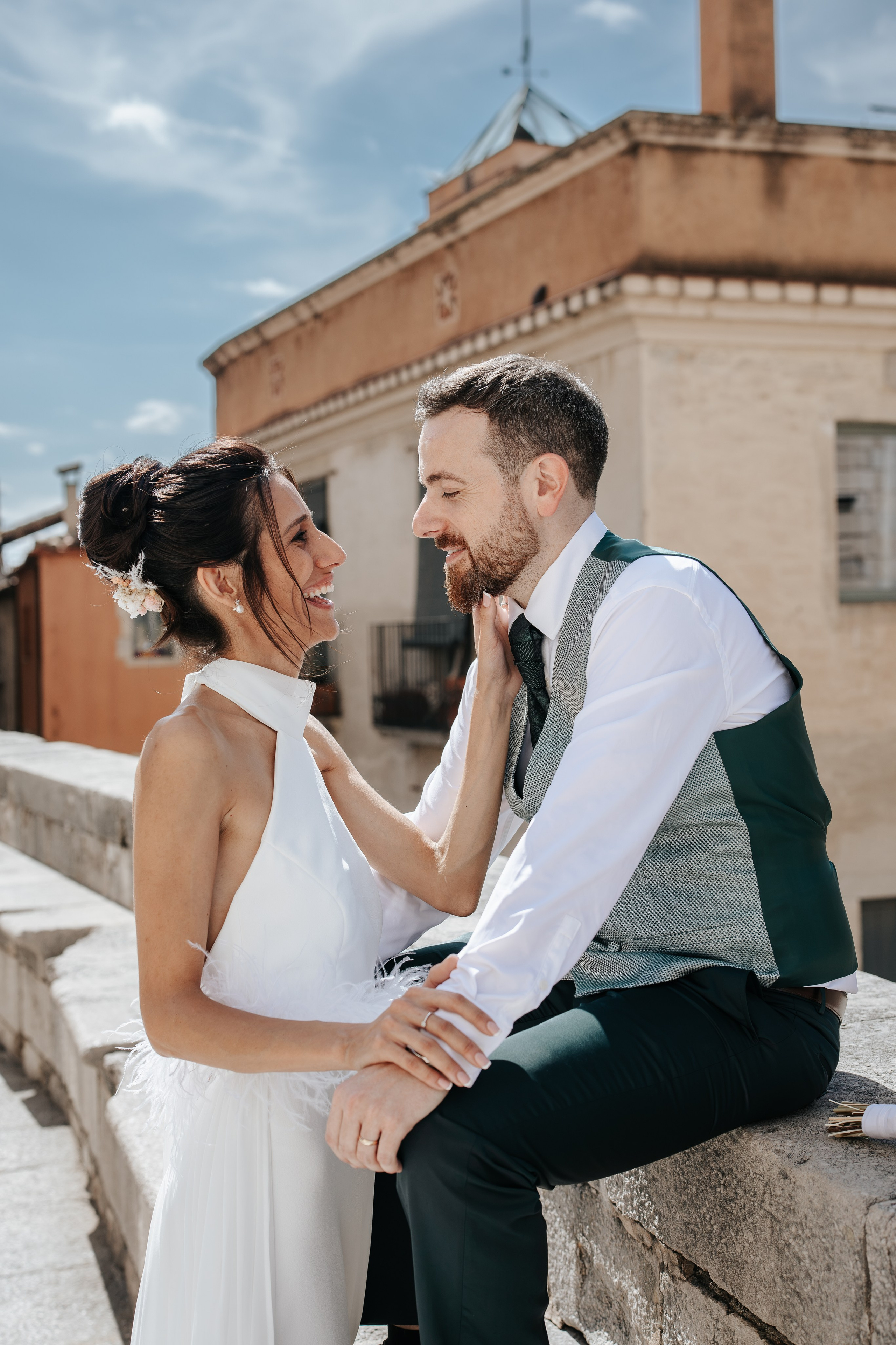 Anna & Alex, 19/09/2026, Ayuntamiento de Girona, Restaurante Mas Sola. Fotógrafa de bodas en Girona, Costa Brava | Wedding Photographer Evgenia Gruntovaya