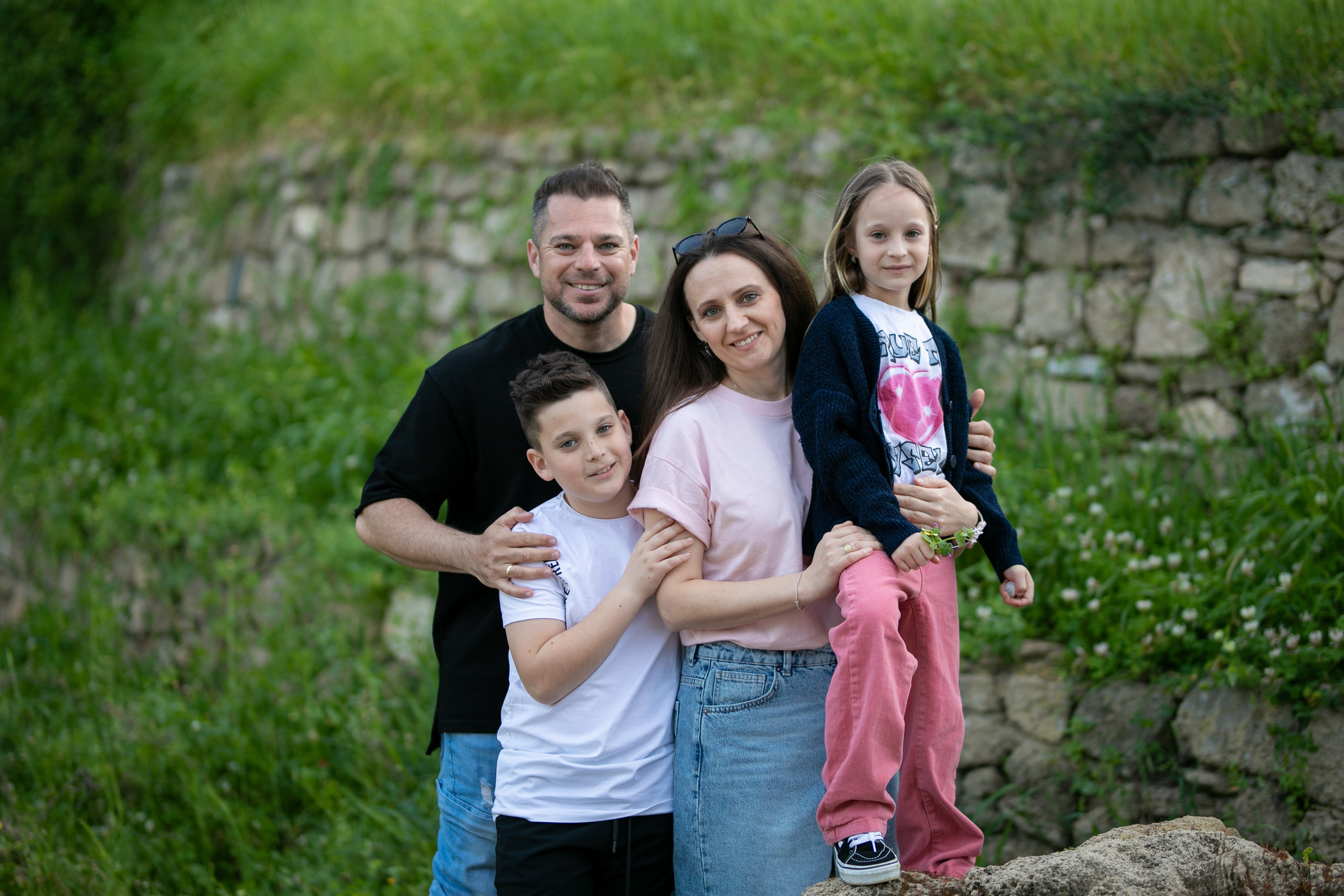 משפחה. נטליה רוזמן צלמת הריון ניובורן ילדים ובוק בת מצווה