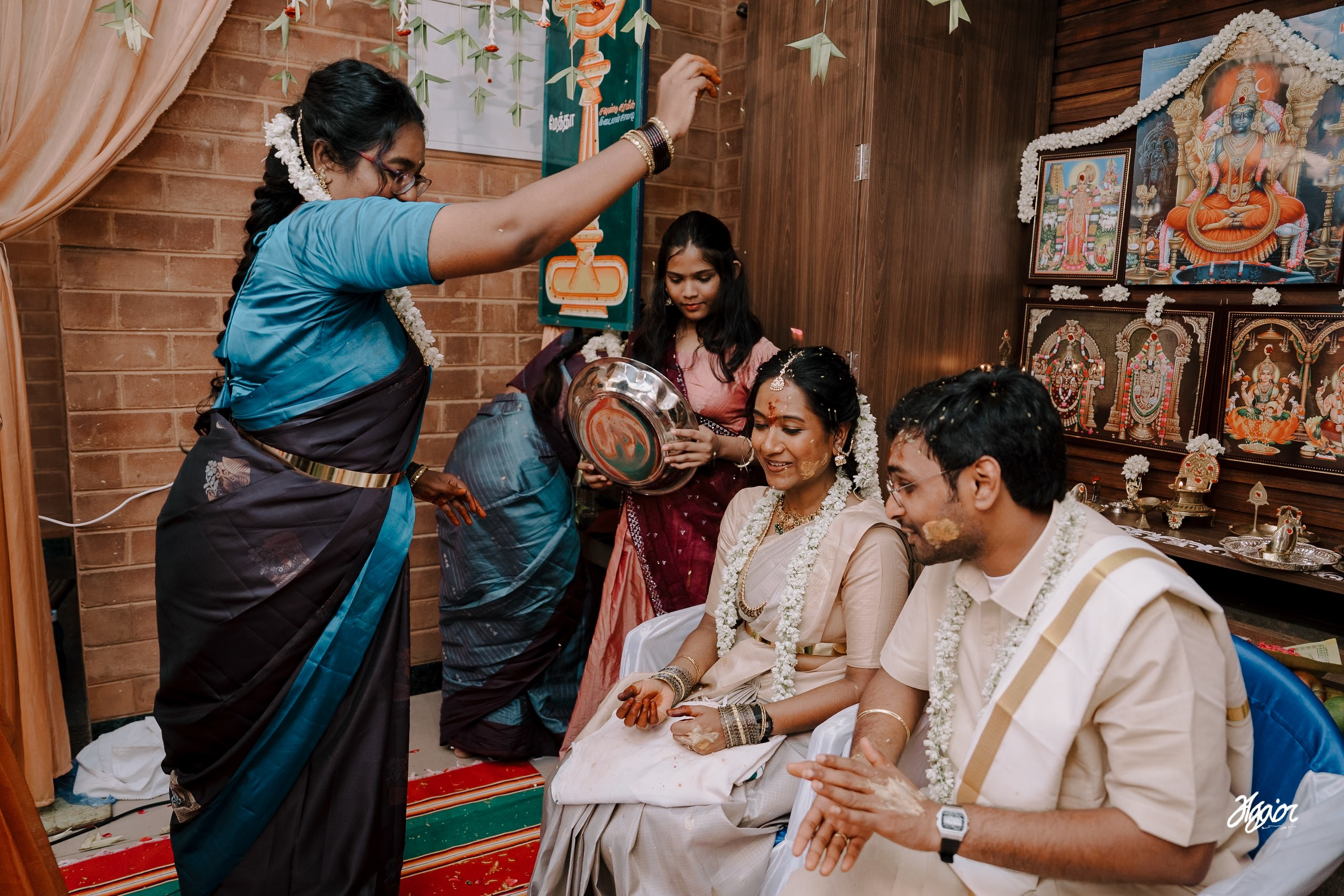 Wedding documentary photography in Pondicherry. Agam Vizha