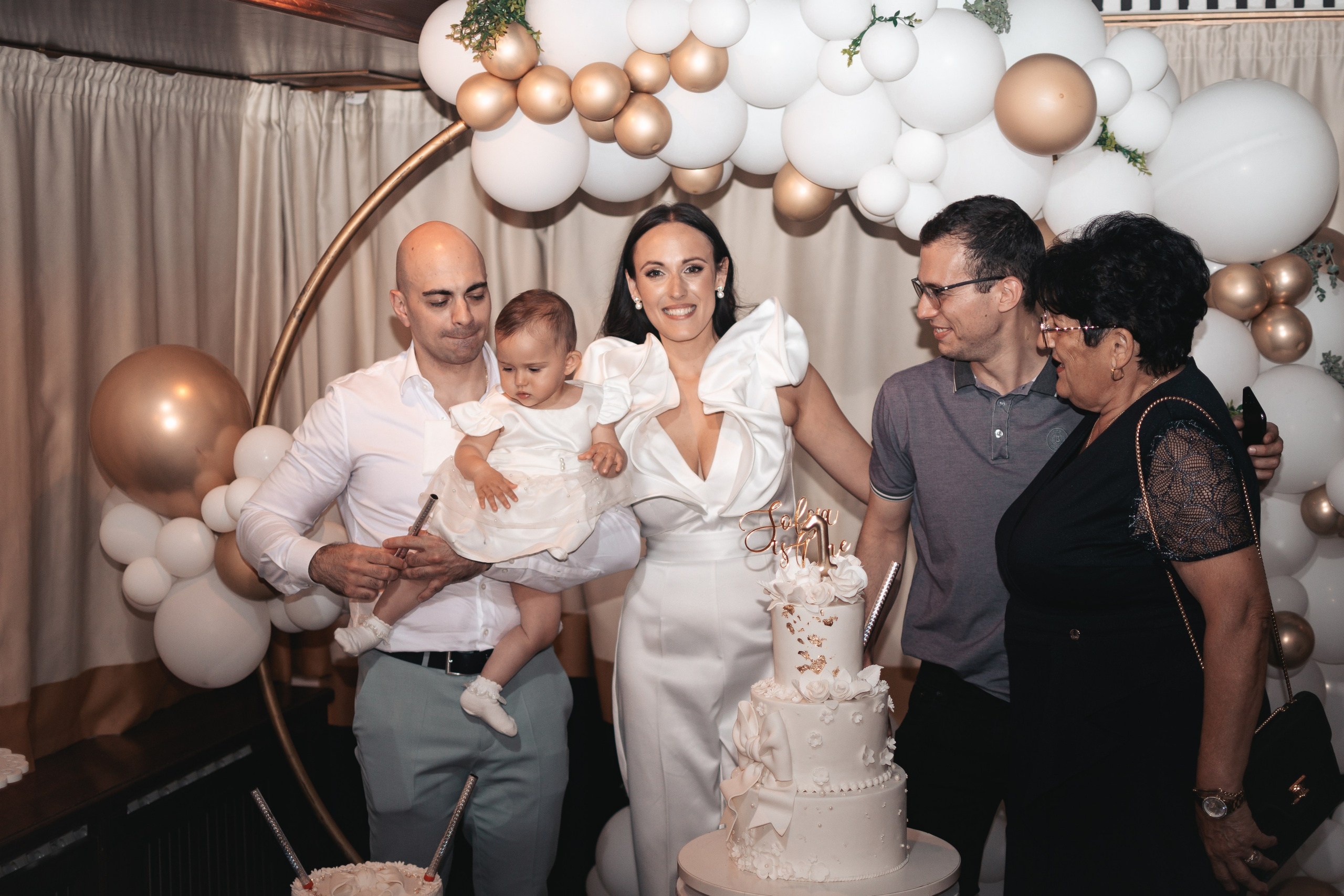 Sofija, krštenje i rođendan. BambinaaPhotography