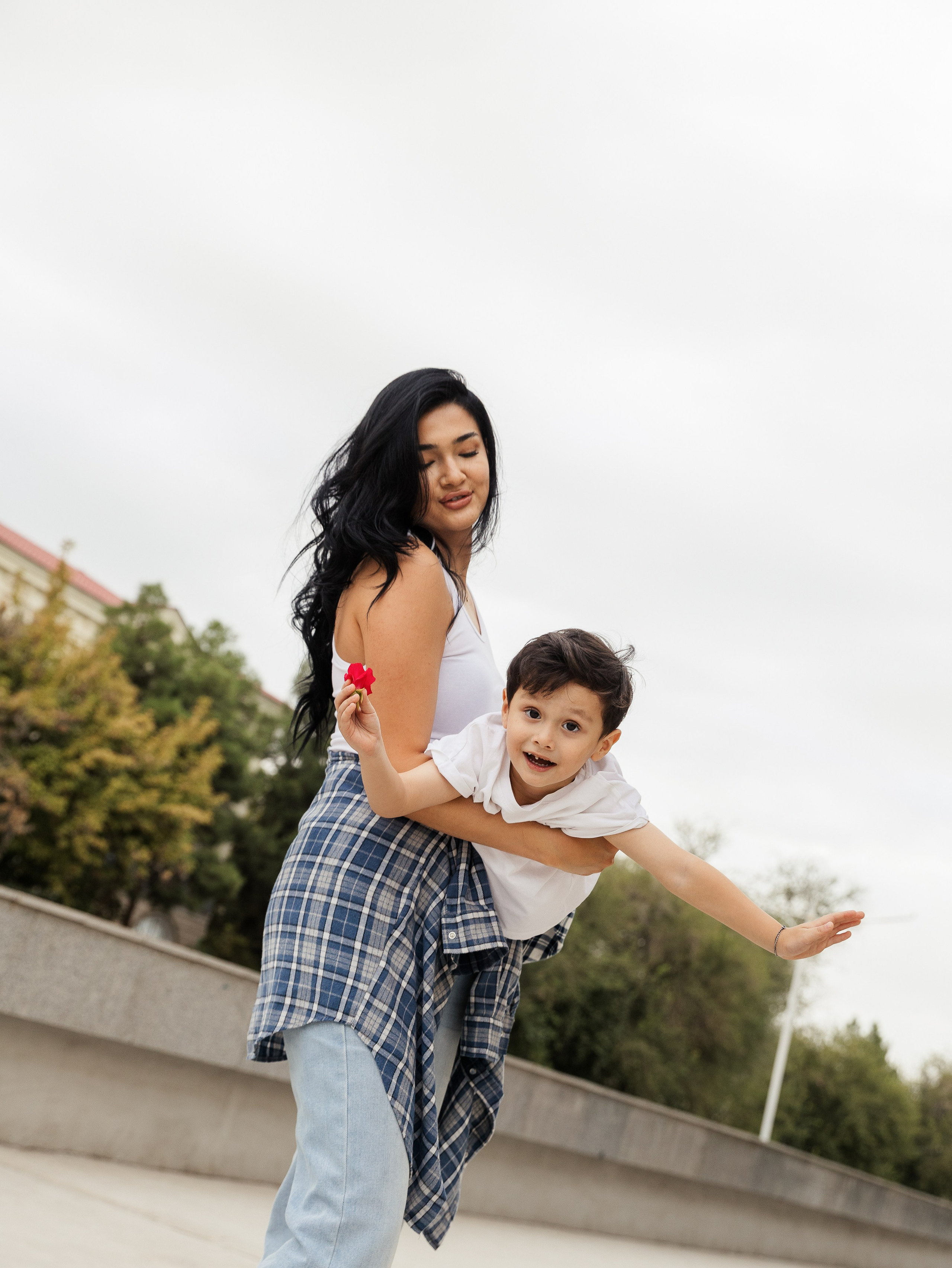 Mom and Her Little Boy. Family and wedding photographer in Bangkok, Thailand