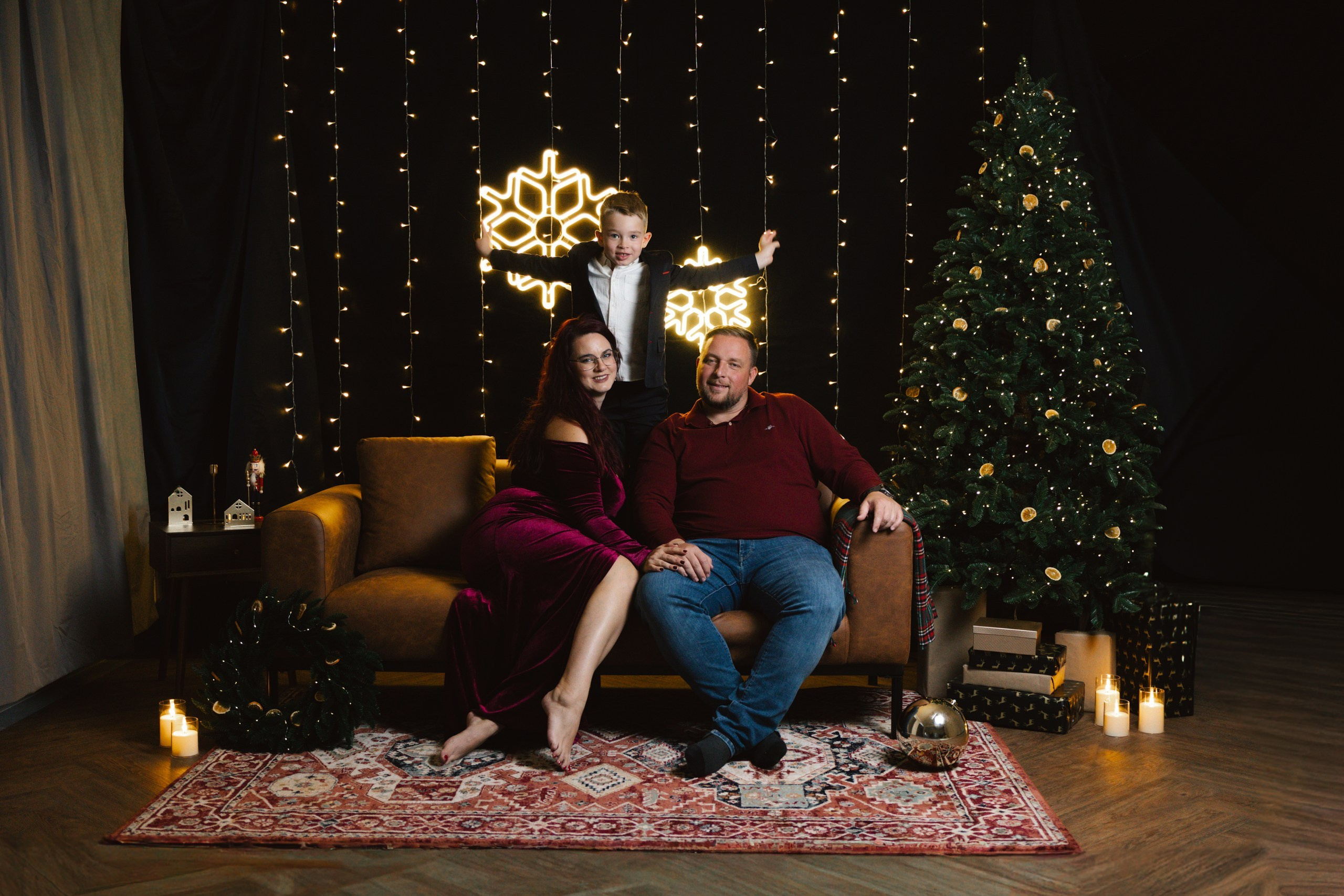 Vánoční focení 2025. Fotografka Andrea Hlaváčová / Karlovarský kraj / Karlovy Vary Sokolov