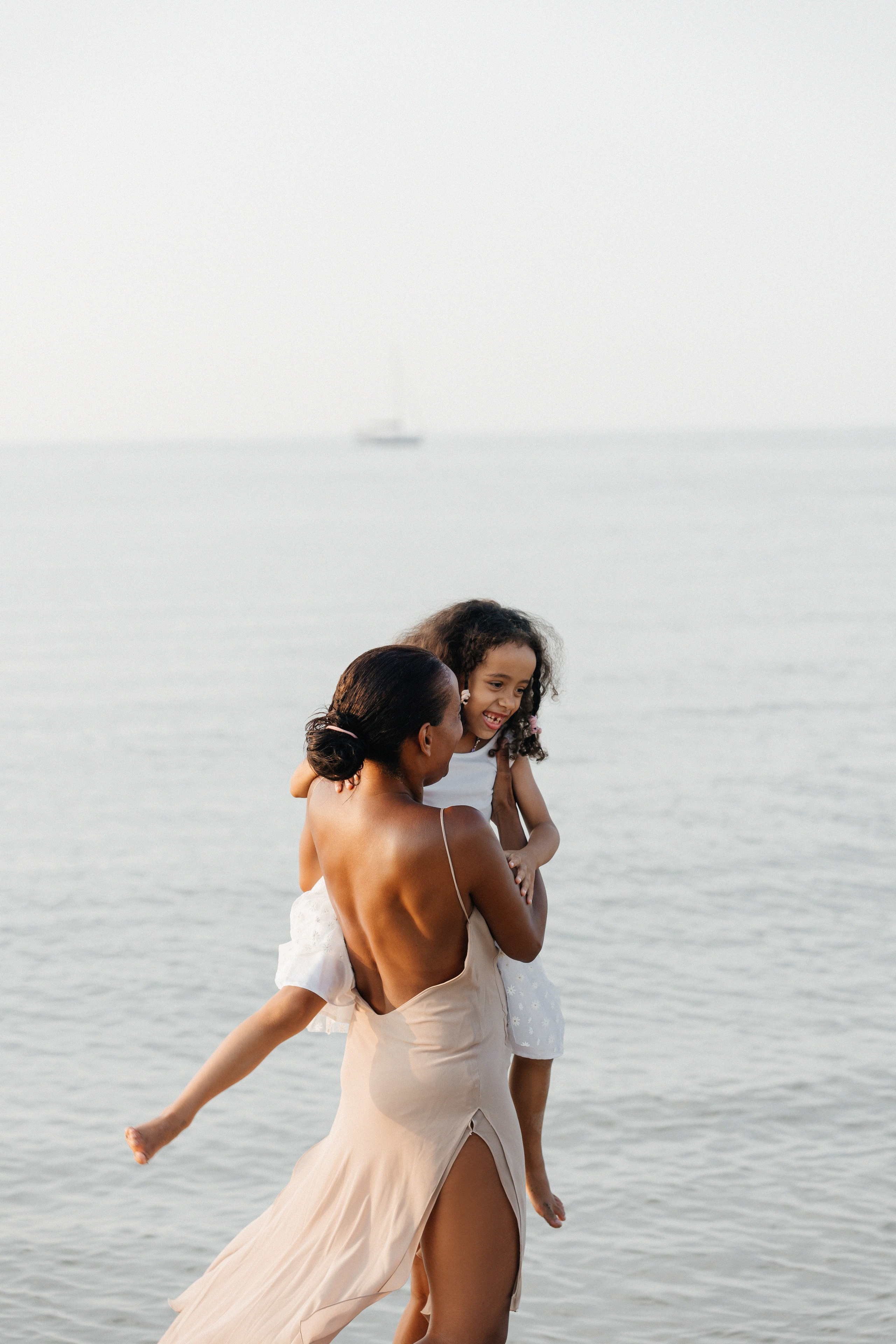 Elena with mother. Fotografa Rimini