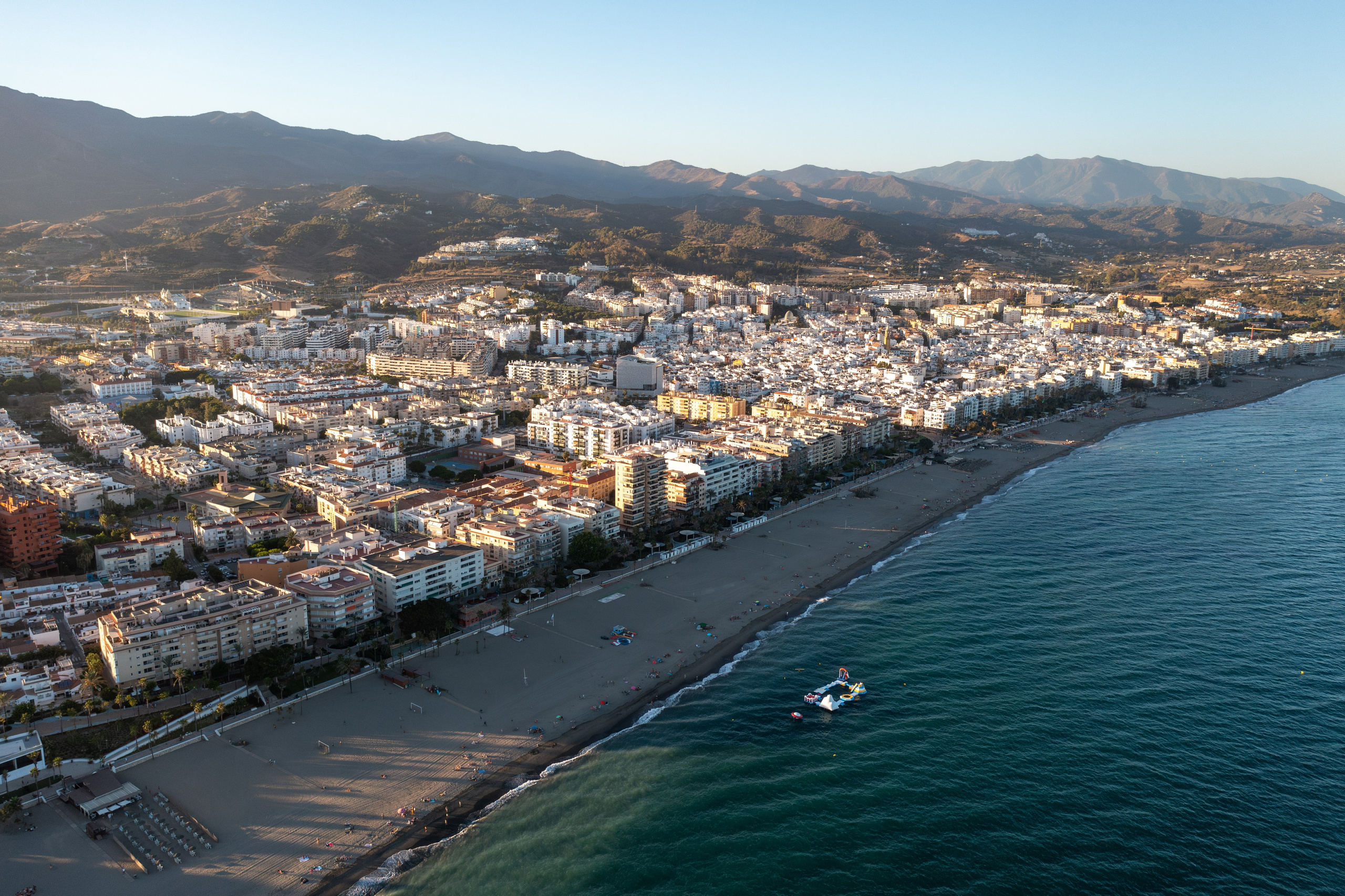 Estepona stunning waterfront and neighborhoods captured from above by local photographer